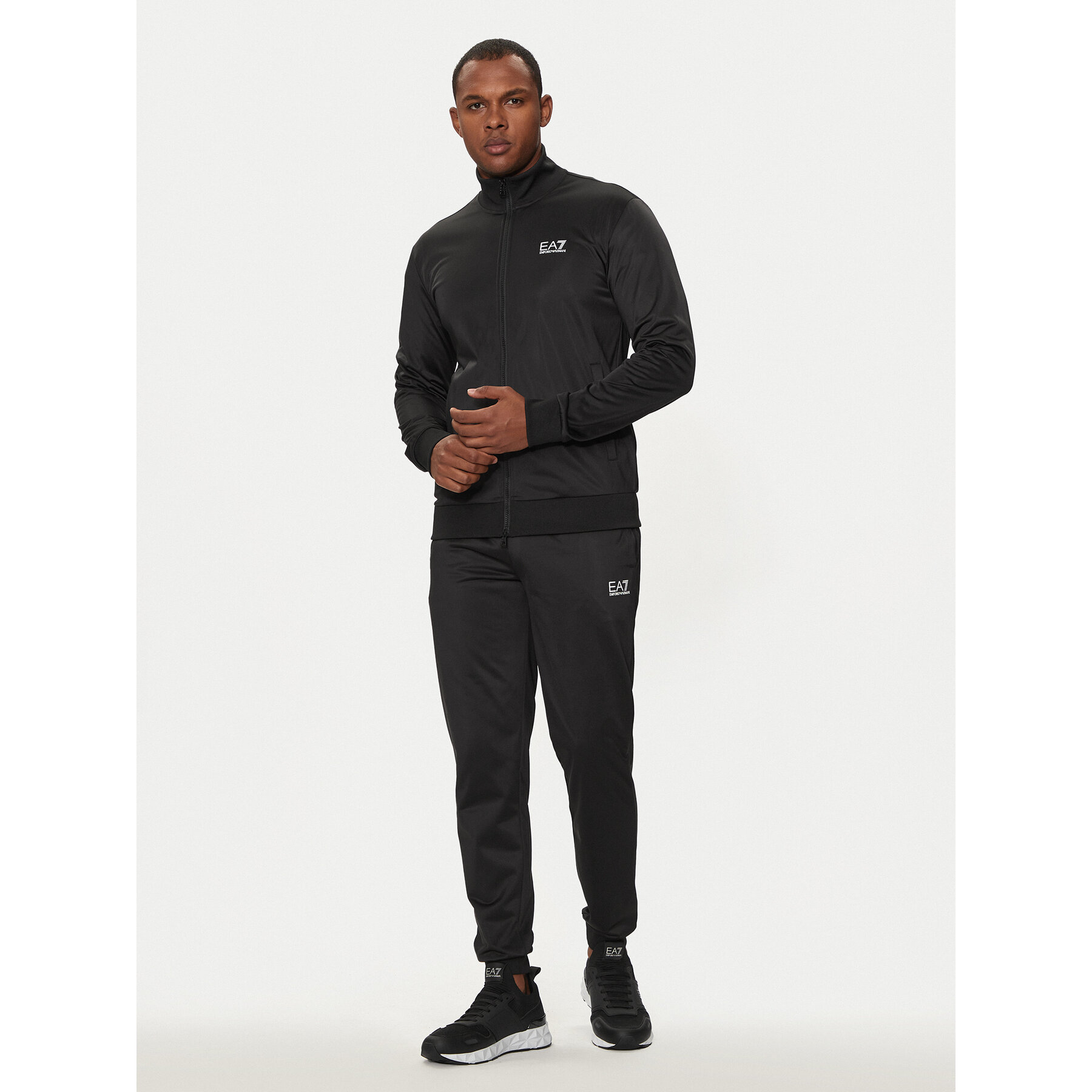 EA7 Emporio Armani Dres 8NPV65 PJHCZ 1200 Czarny Regular Fit