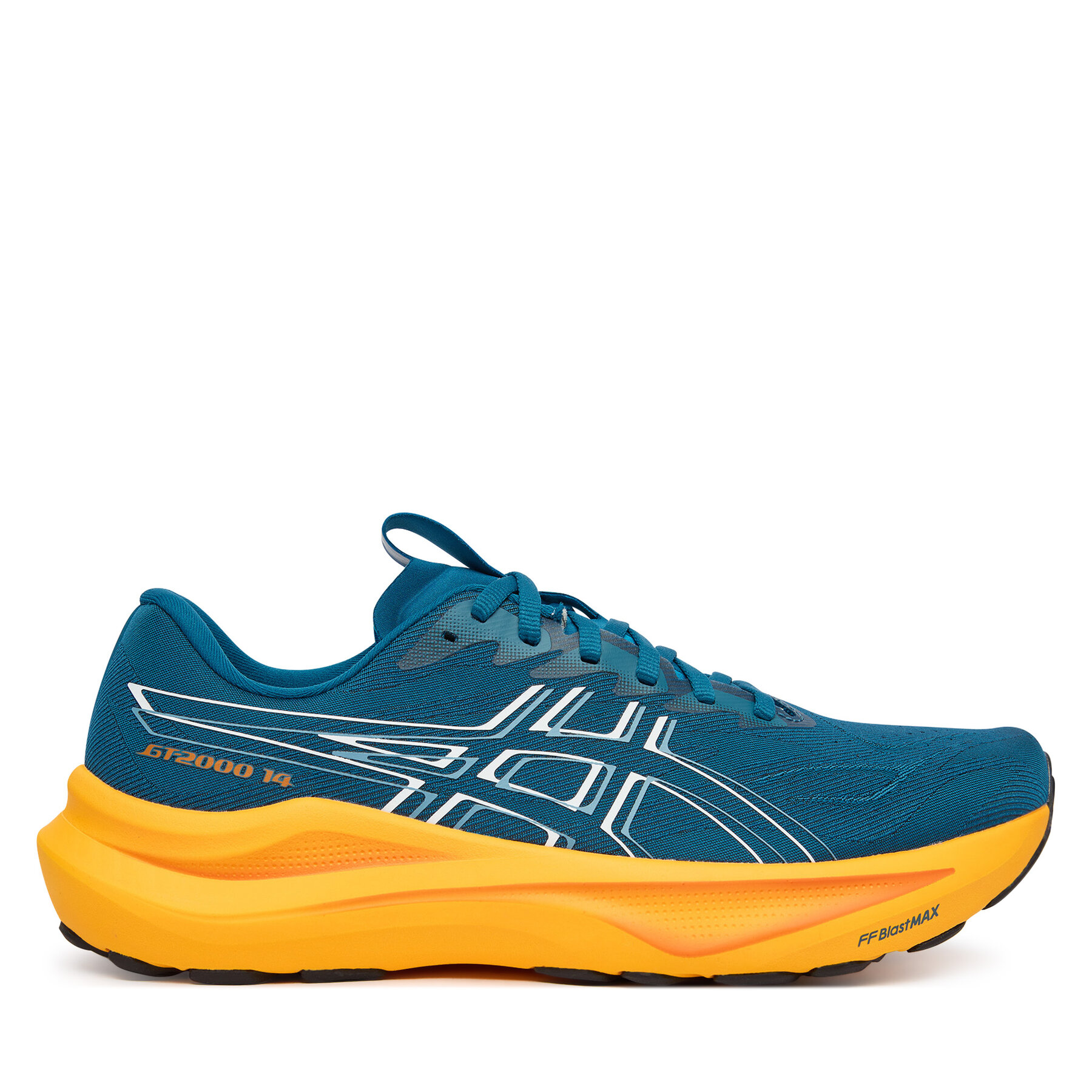Asics Buty do biegania Gt-2000 14 1011C056 Granatowy