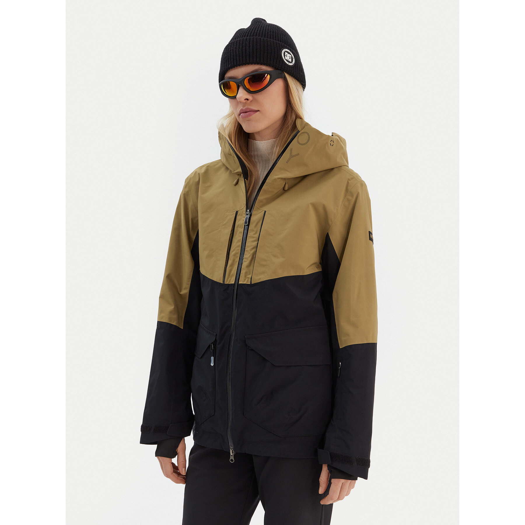 Roxy Kurtka narciarska Gore-Tex Stretch Purelines ERJTJ03506 Beżowy Regular Fit