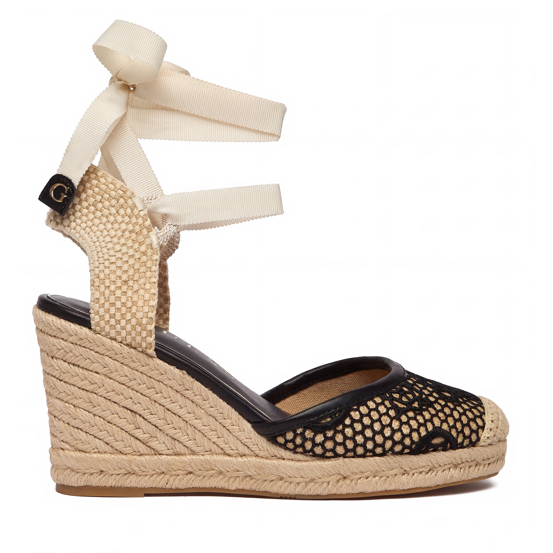 Guess Espadryle FLJCHY FAL04 Czarny