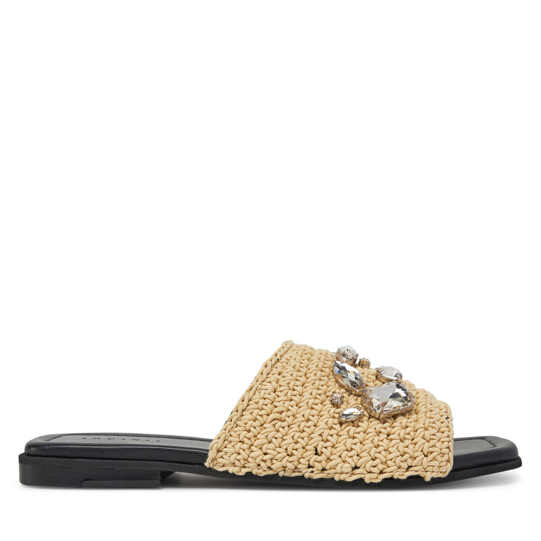 Inuikii Klapki Woven Strap Stones 70104-367 705 Beżowy