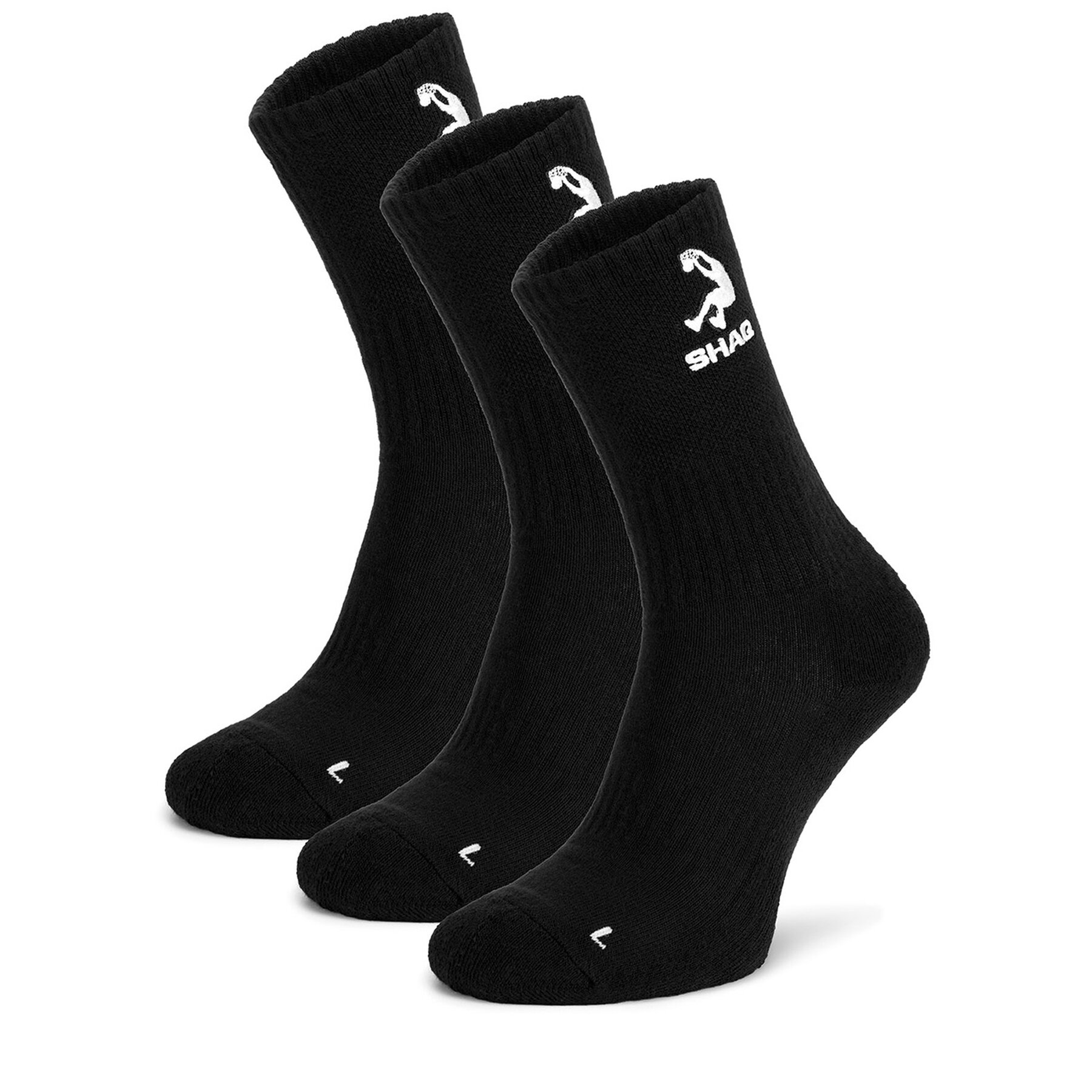Shaq Skarpety długie AS_SHQ_H_001W_SS25 (3-PACK) Czarny
