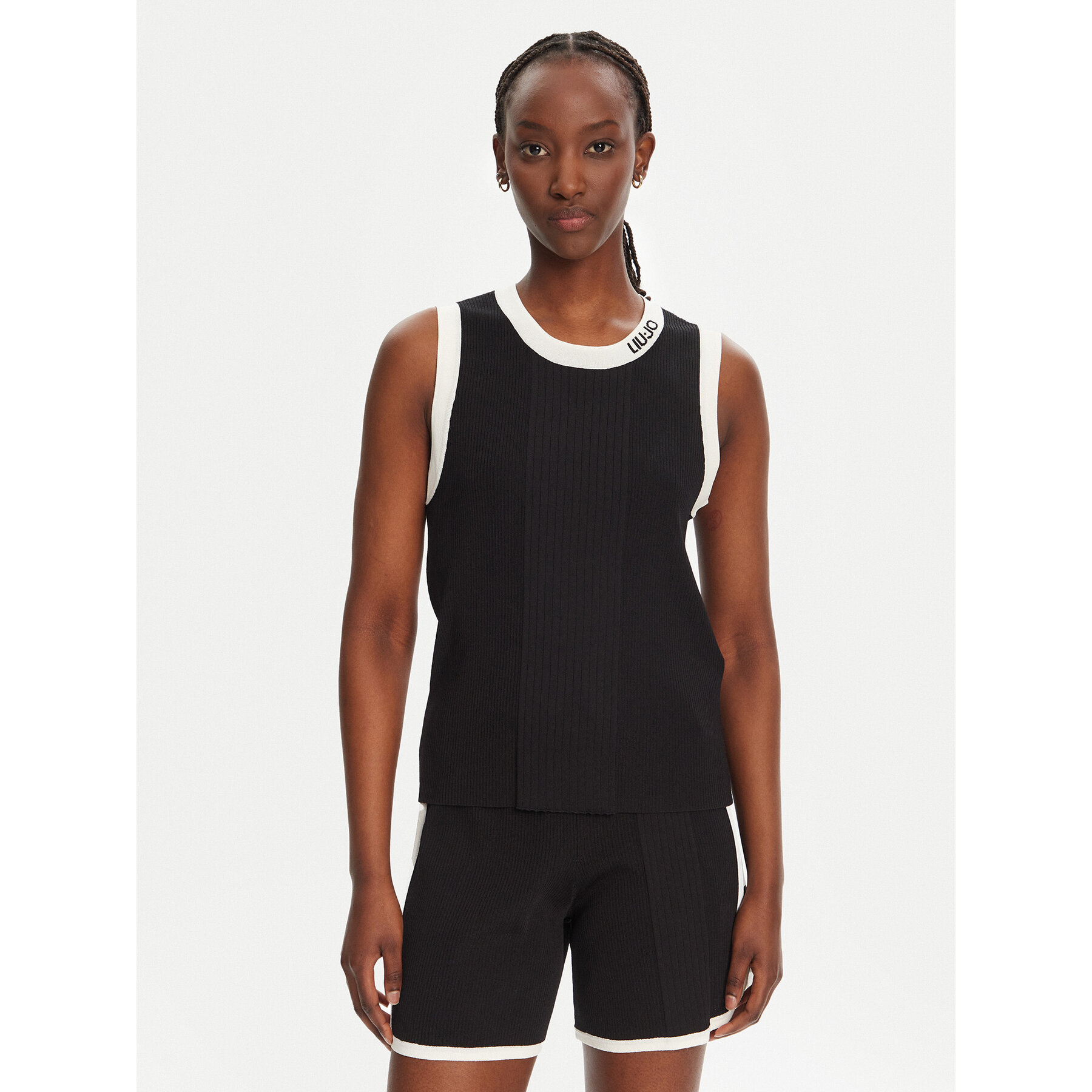 Liu Jo Sport Top TA5092 MS022 Czarny Regular Fit