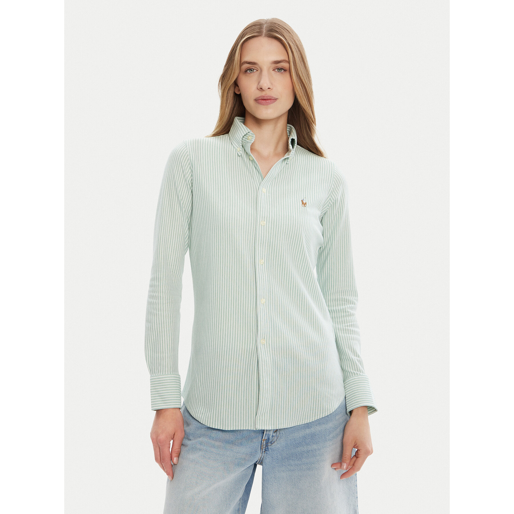 Polo Ralph Lauren Koszula 211910131011 Zielony Classic Fit