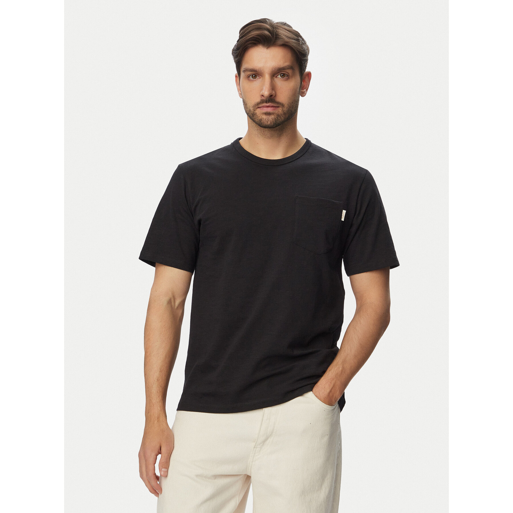 Jack & Jones T-Shirt Cassis 12295066 Czarny Regular Fit