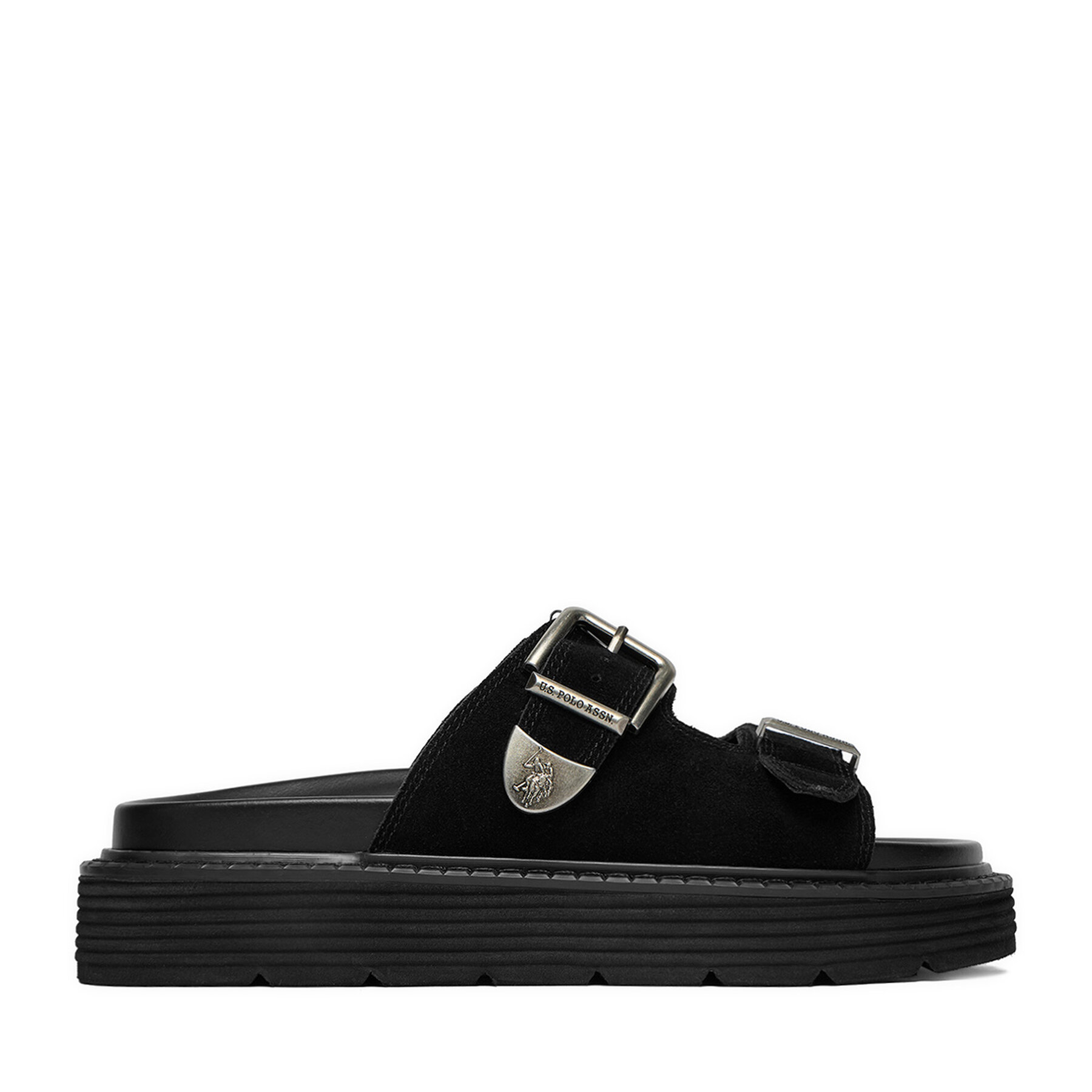 U.S. Polo Assn. Klapki EO-TANIA001W/6S1 Czarny