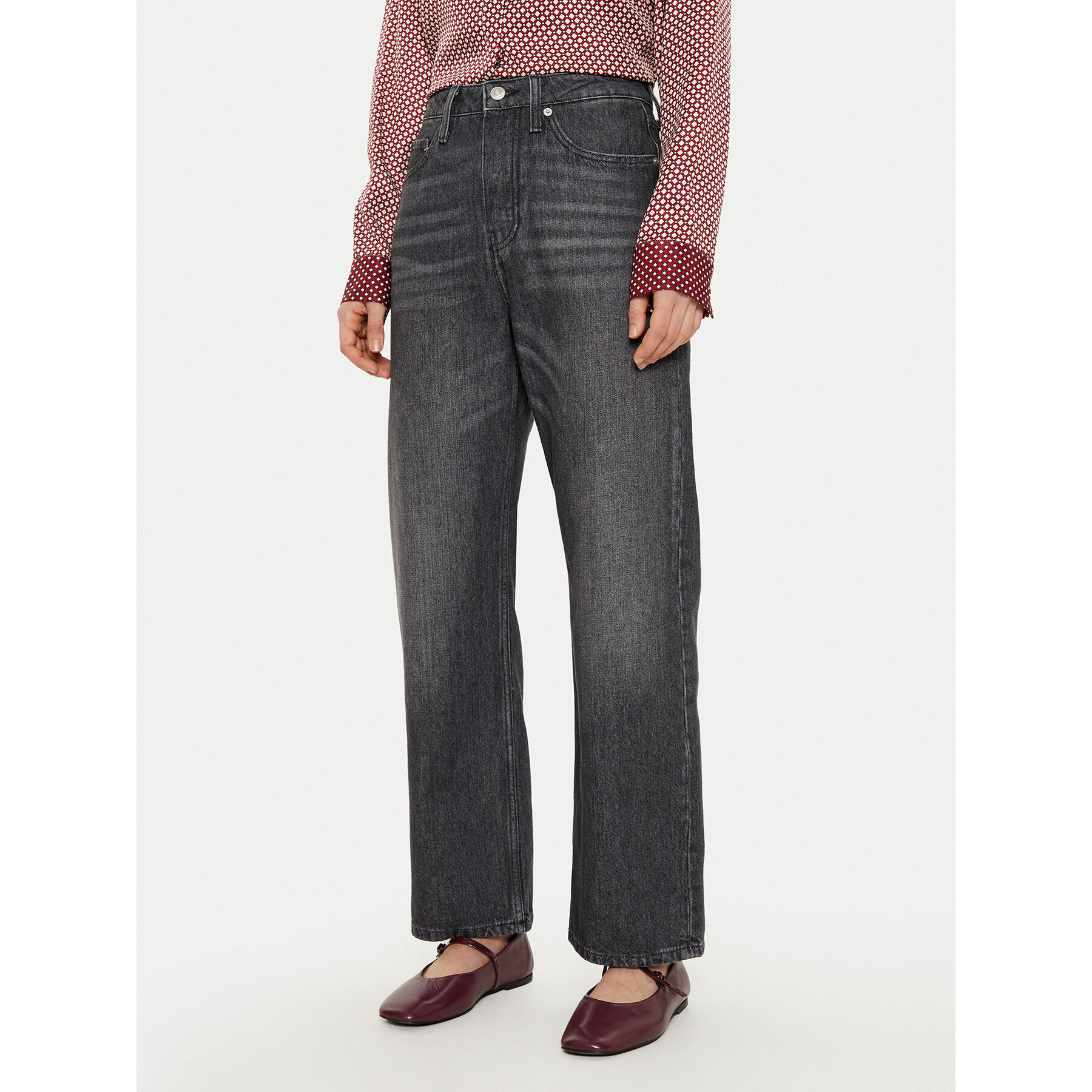 Tommy Hilfiger Jeansy WW0WW44329 Szary Straight Fit