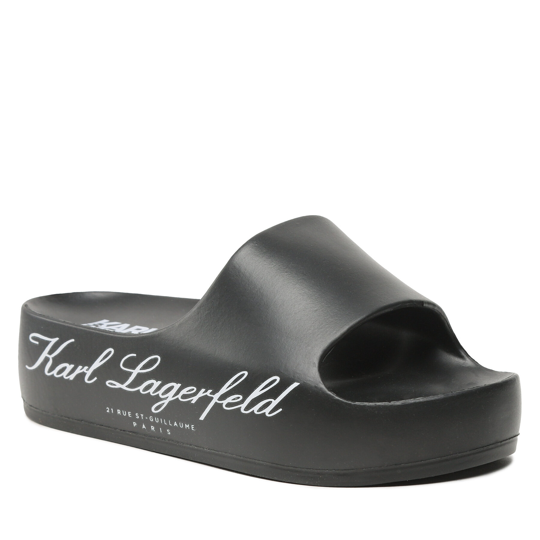 KARL LAGERFELD Klapki KL86000 Czarny