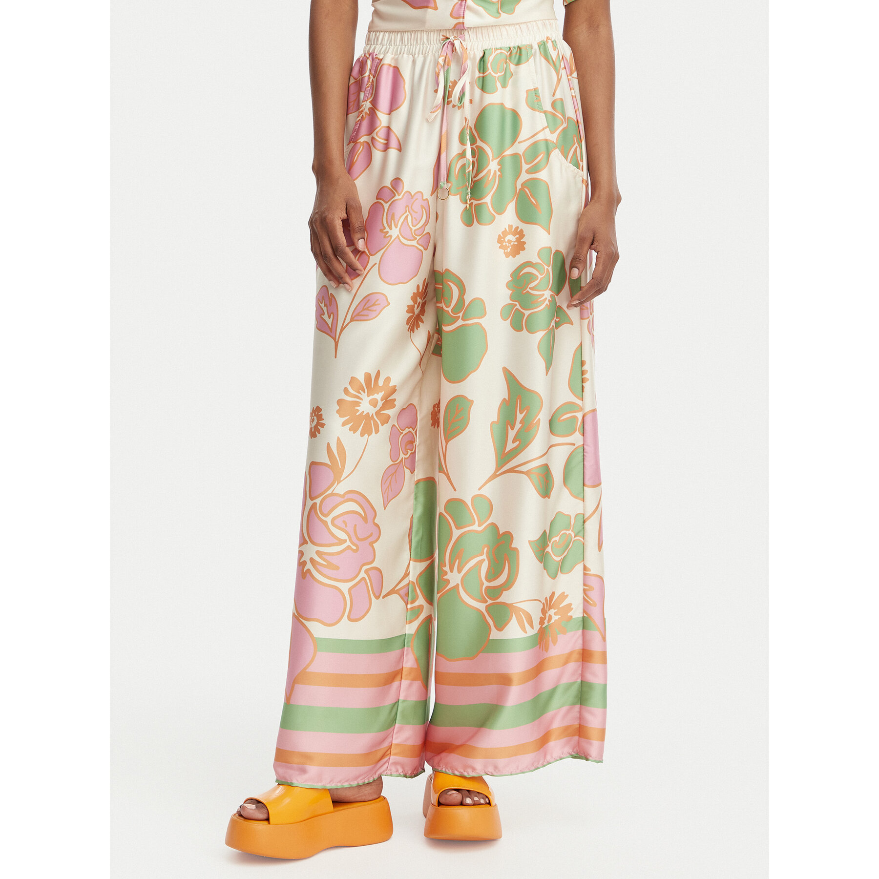 Maaji Spodnie materiałowe Ophelia PT1836CPA005 Kolorowy Relaxed Fit