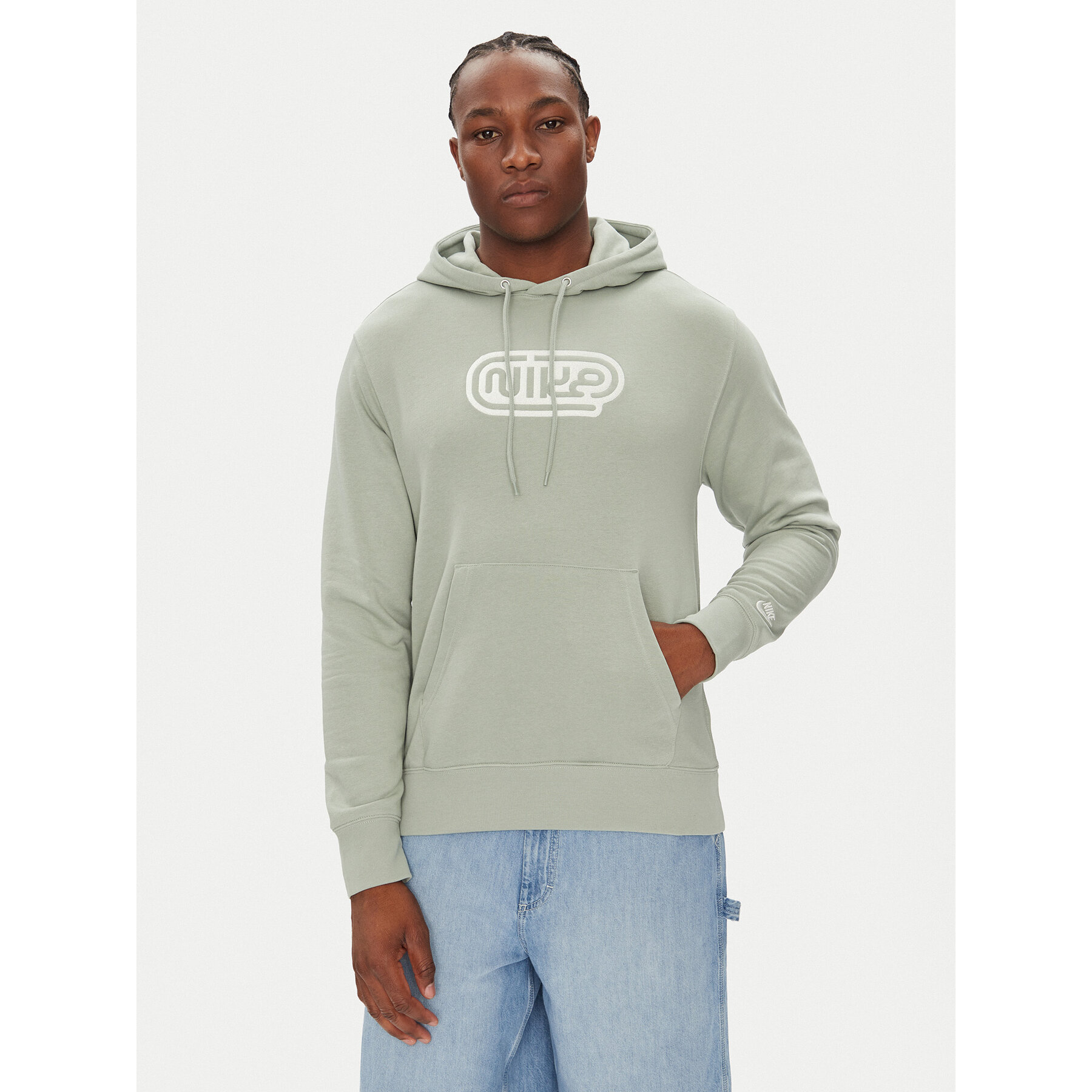 Nike Bluza HJ2506zi Zielony Regular Fit