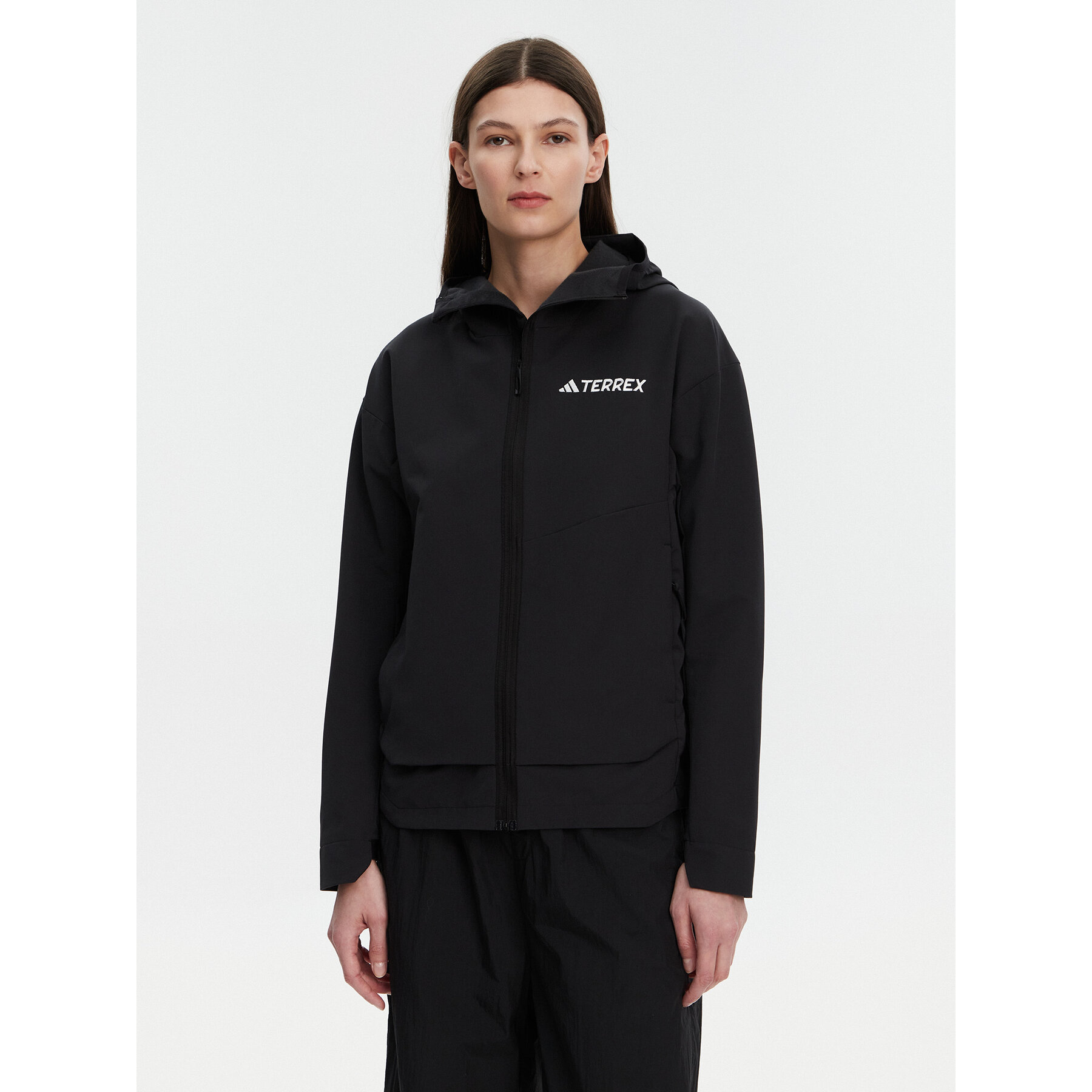 adidas Kurtka softshell Terrex Multi IX1487 Czarny Regular Fit