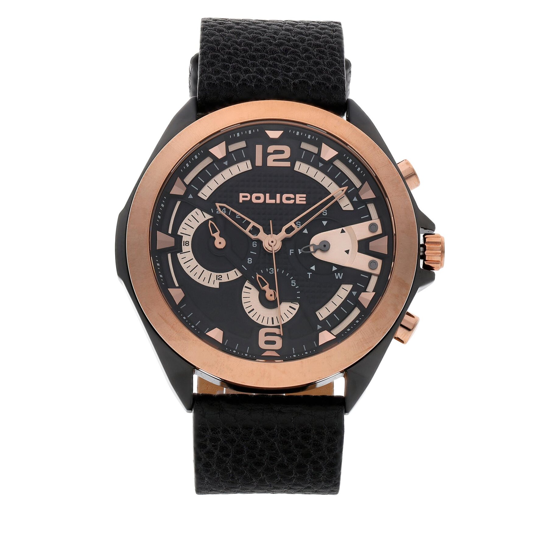 Police Zegarek Zenith PEWJF2108740 Czarny