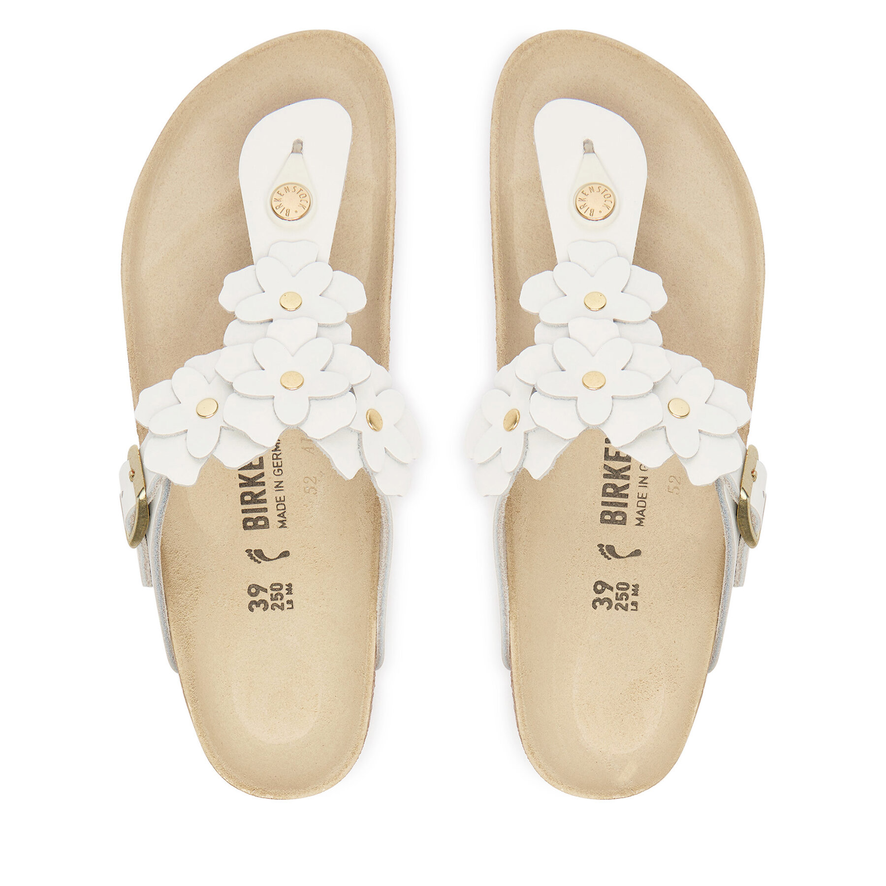 Birkenstock Japonki Gizeh 1026735 Biały