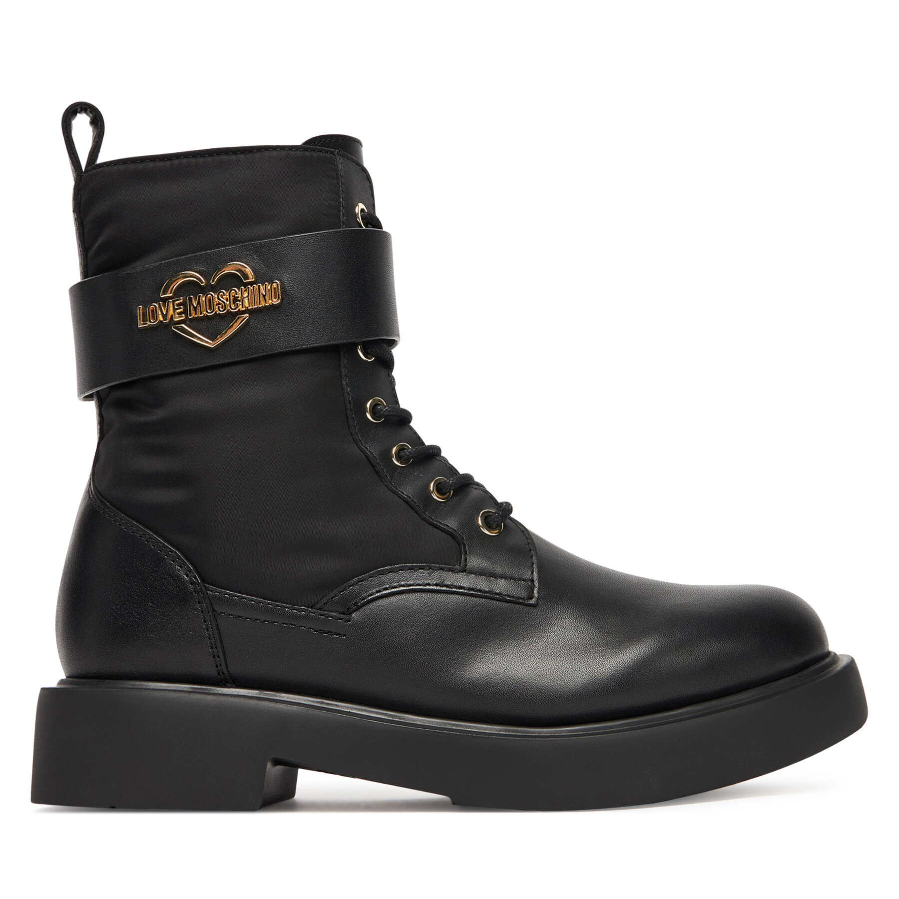 LOVE MOSCHINO Trzewiki JA24024G1NIN100A41 Czarny