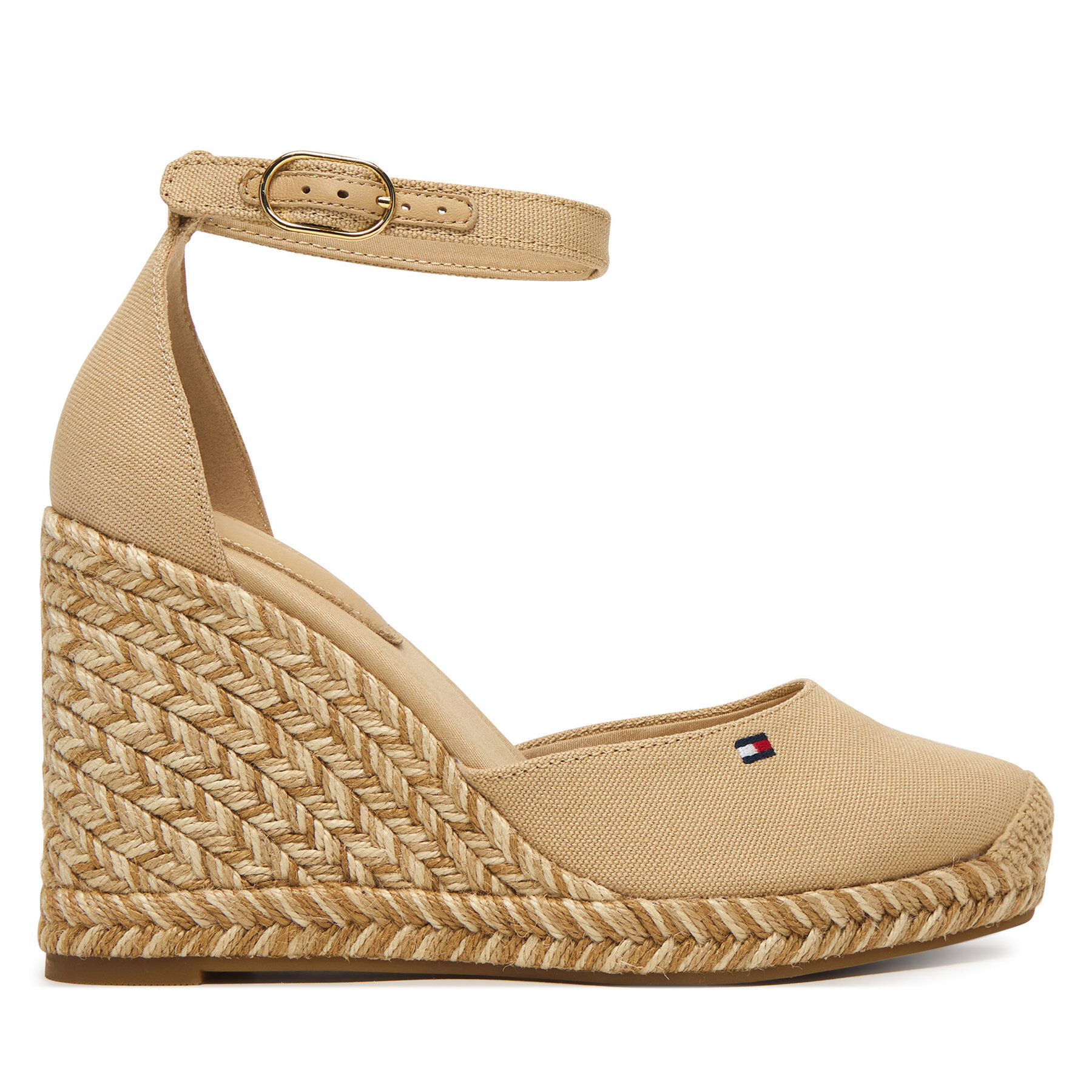 Tommy Hilfiger Espadryle Wedge FW0FW09225 Beżowy