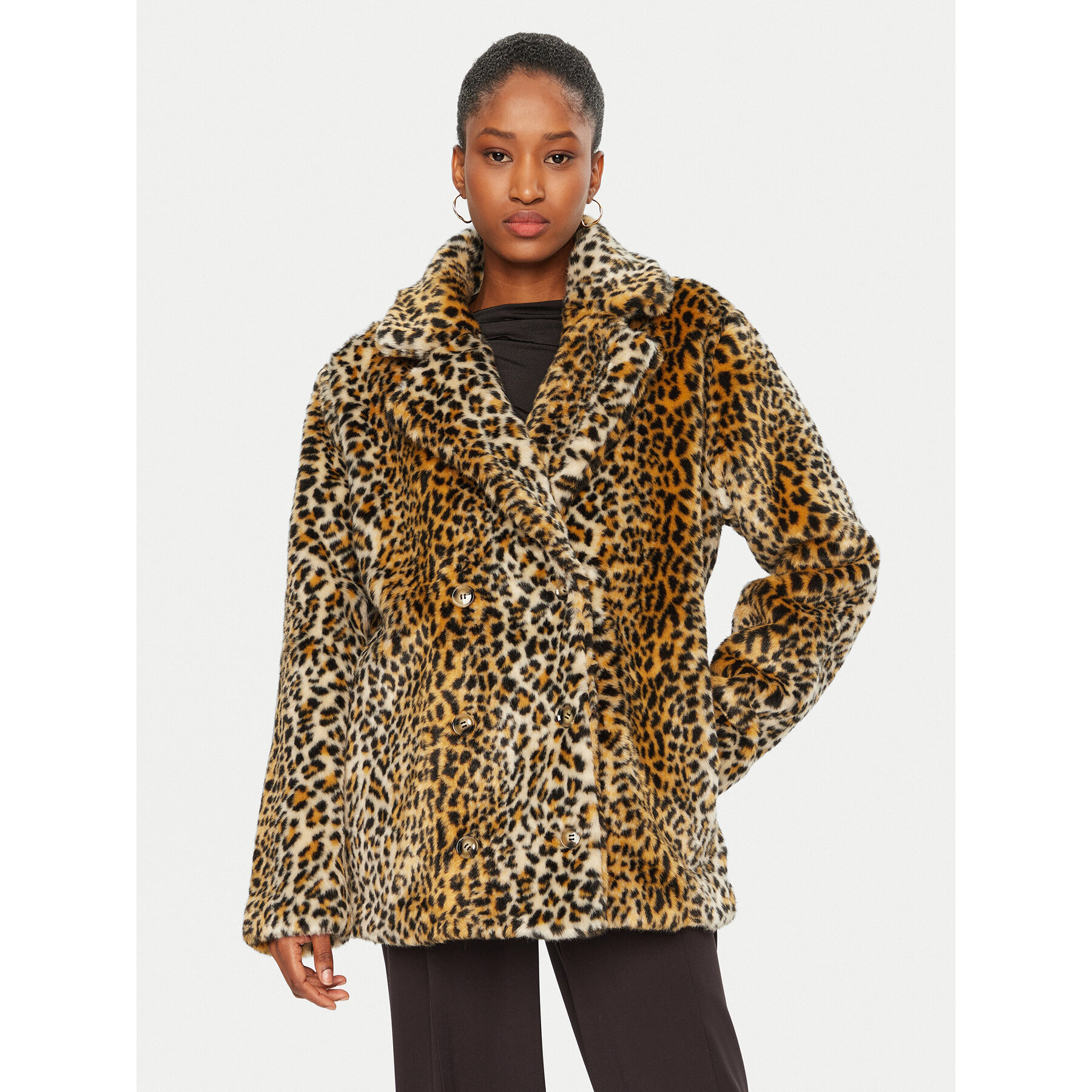 Bardot Futro Vento 59693JB Brązowy Regular Fit
