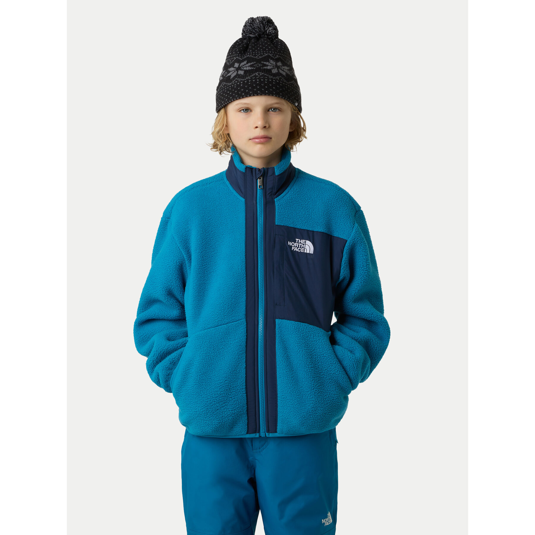 The North Face Polar Yumiori NF0A8AZG Niebieski Regular Fit