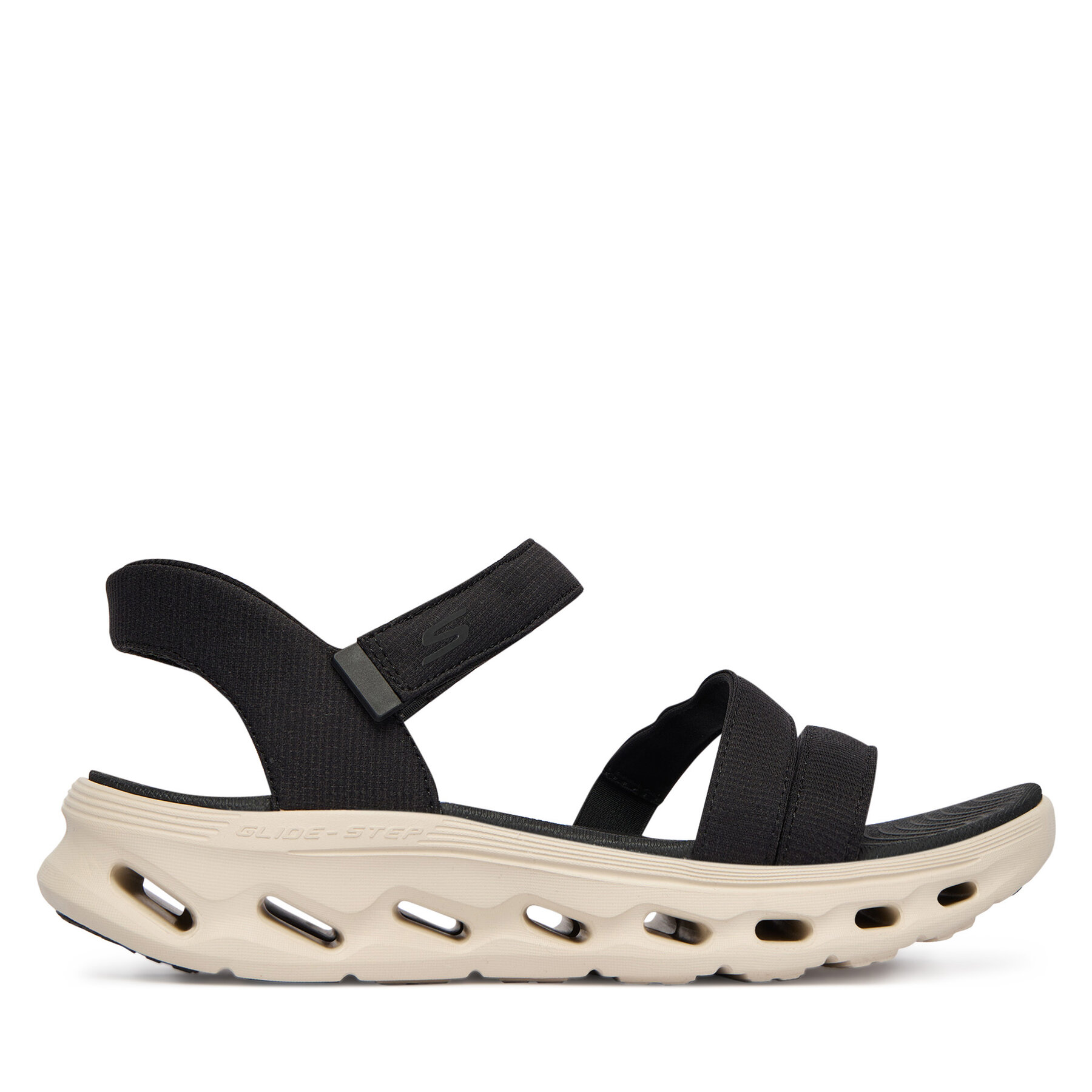 Skechers Sandały Go Walk Glide-Step 2.0 Sandal 141269/BKW Czarny