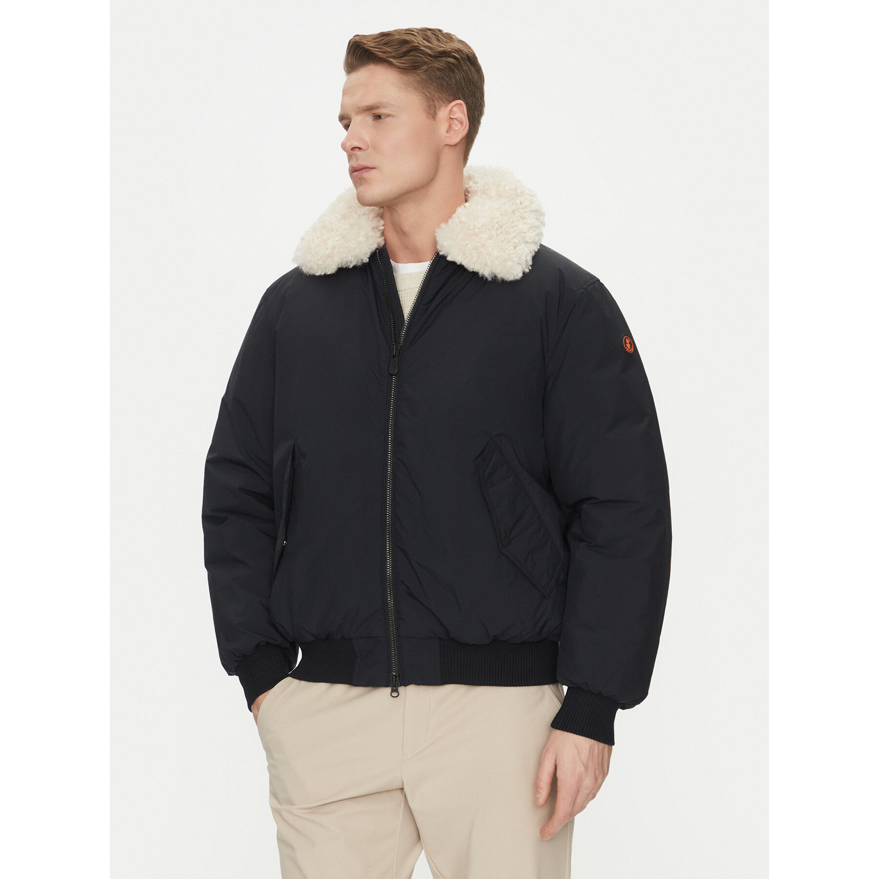 Save The Duck Kurtka bomber D31959M COFY19 Czarny Regular Fit