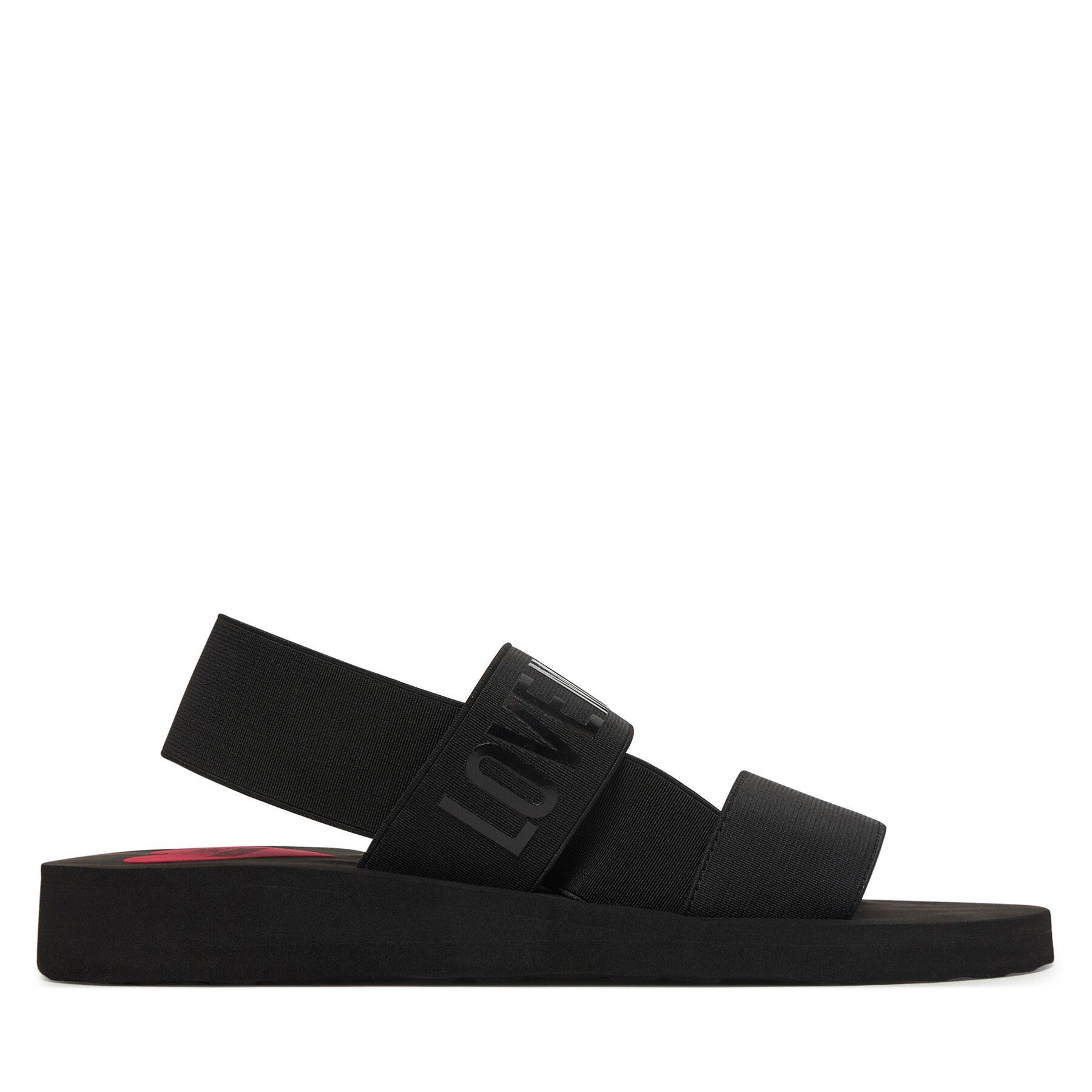LOVE MOSCHINO Sandały JA16033G0OJN7000 Czarny