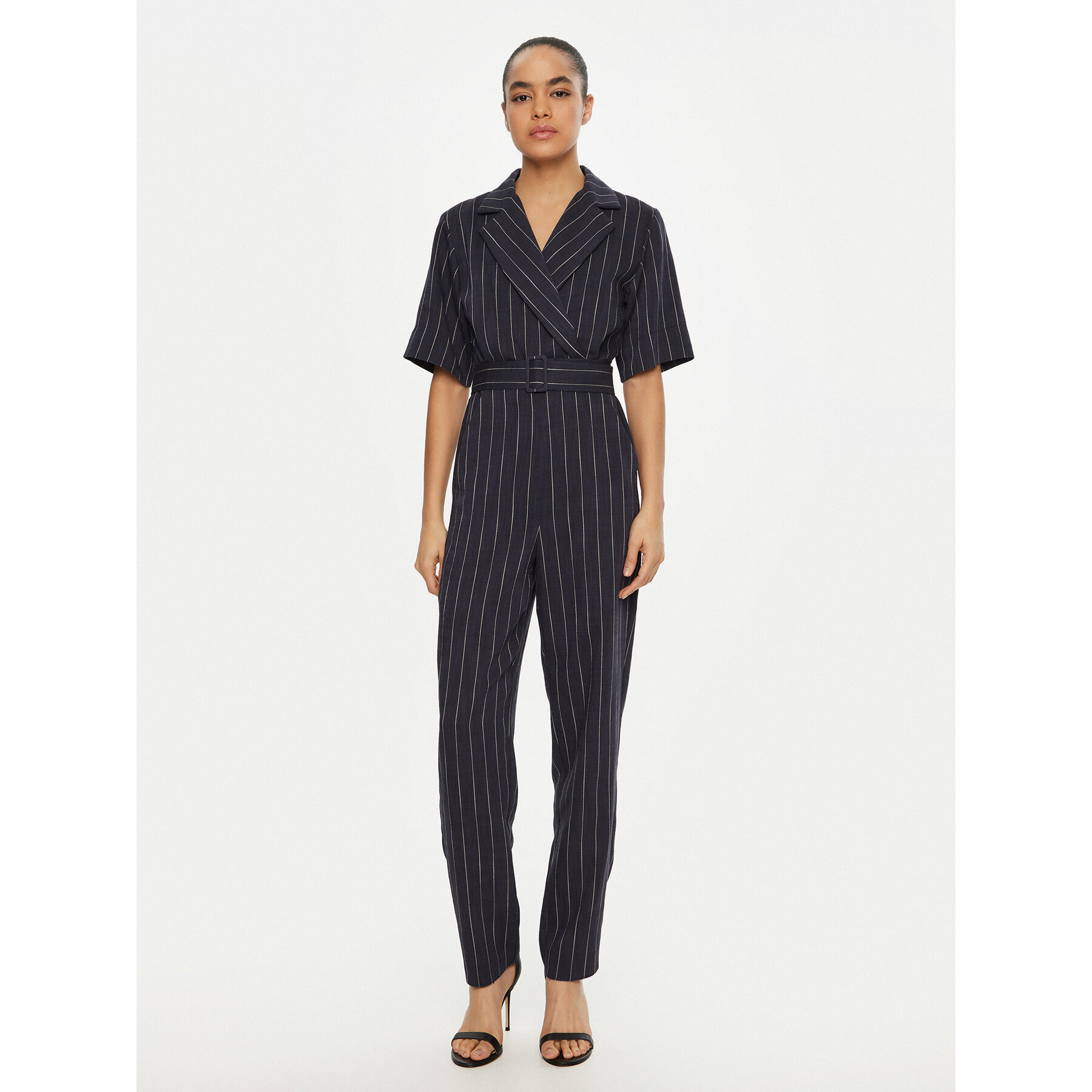 Marella Kombinezon Banana 2513241011 Granatowy Slim Fit
