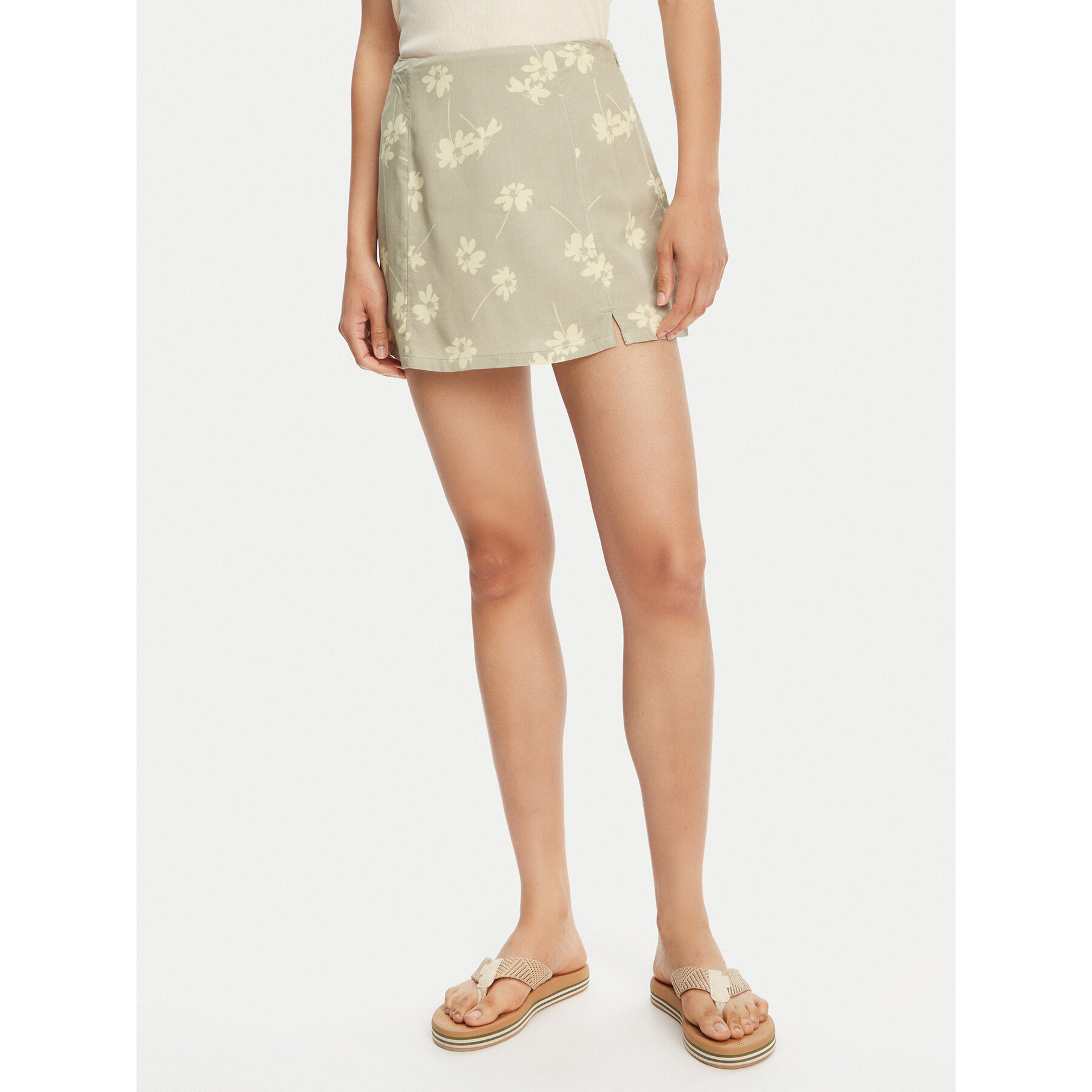 RVCA Spódnica mini Reform 23B141501 Zielony Regular Fit