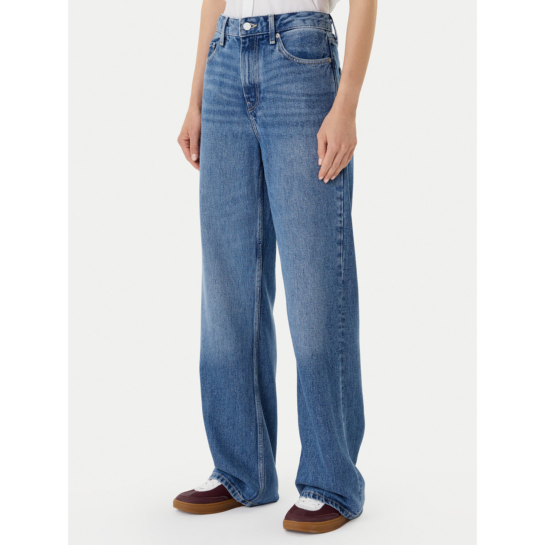 Tommy Hilfiger Jeansy WW0WW47151 Niebieski Loose Fit