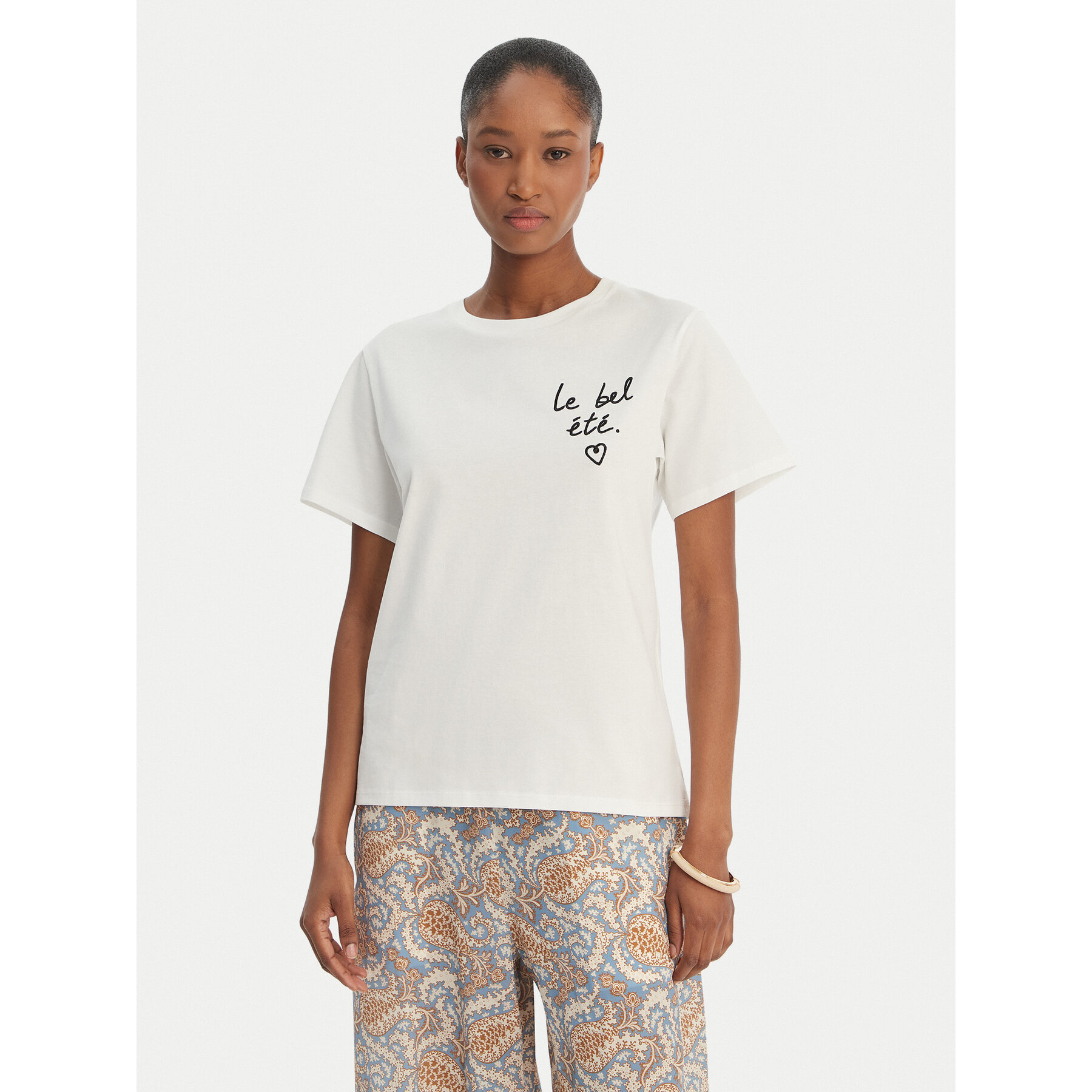 Weekend Max Mara T-Shirt Bora 2615971042 Biały Regular Fit