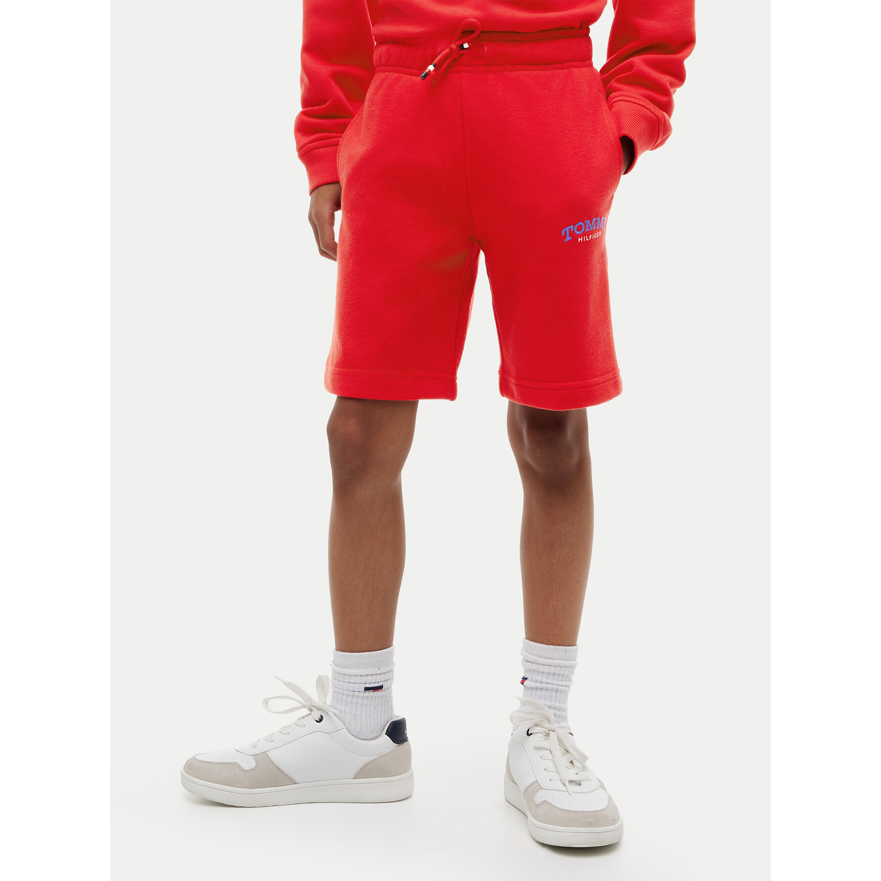 Tommy Hilfiger Szorty sportowe KB0KB10242 Czerwony jasny Regular Fit