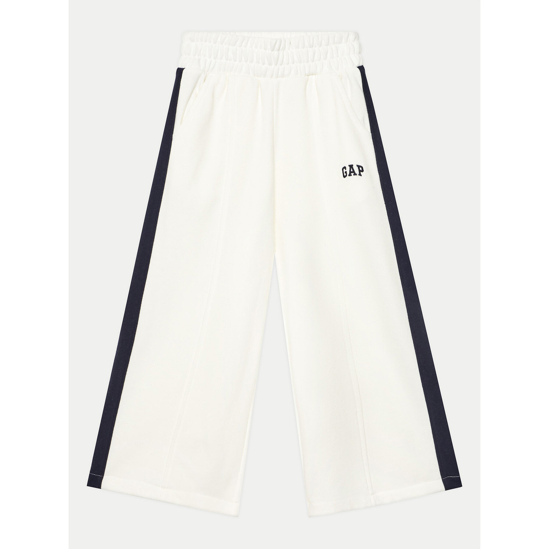 Gap Spodnie dresowe 745910-00 Biały Relaxed Fit