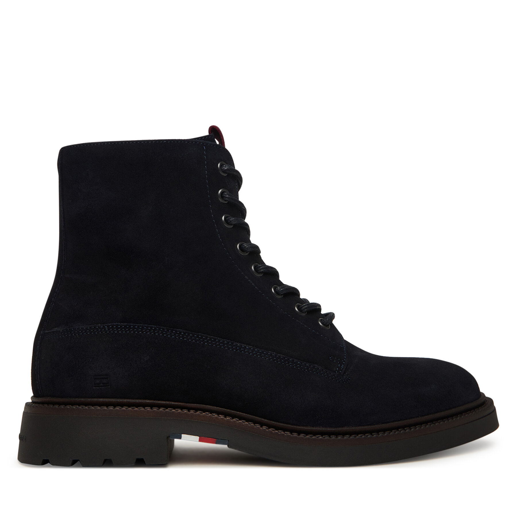 Tommy Hilfiger Kozaki Comfort Lwt FM0FM05594 Granatowy