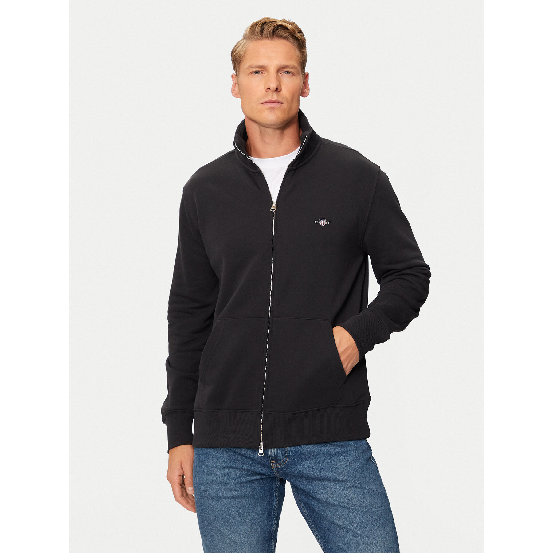 Gant Bluza Shield 2008006 Czarny Regular Fit