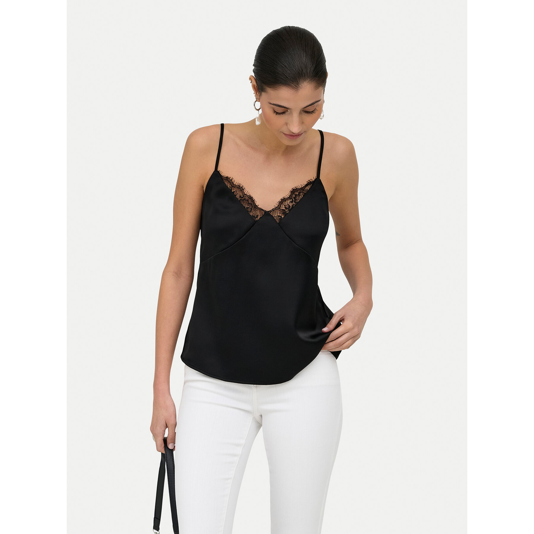 ONLY Top Faraya 15380254 Czarny Regular Fit
