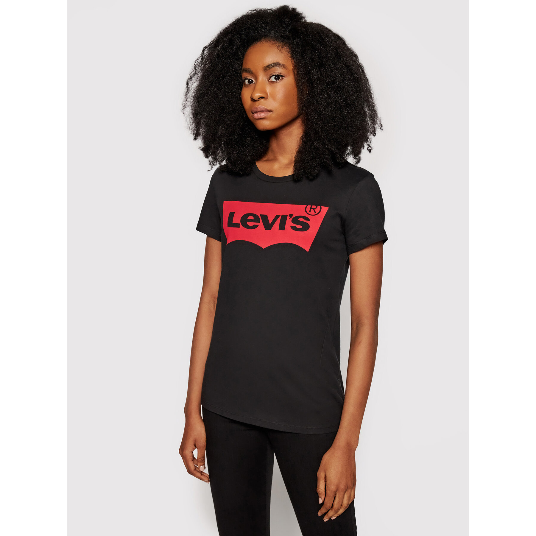 Levi's® T-Shirt The Perfect Graphic Tee 17369-0201 Czarny Regular Fit