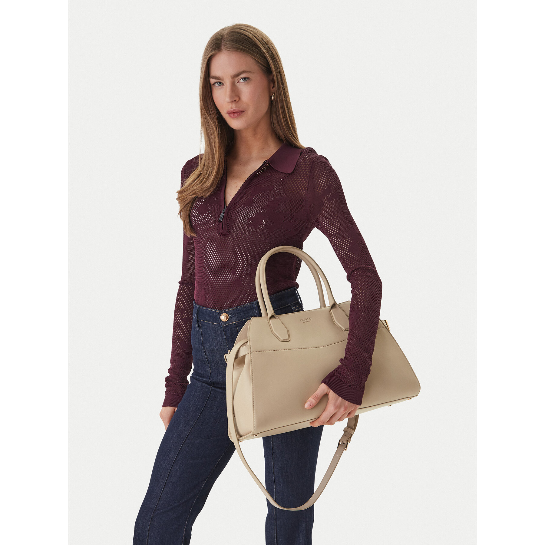 Guess Torebka HWYUAA P6276 Beżowy