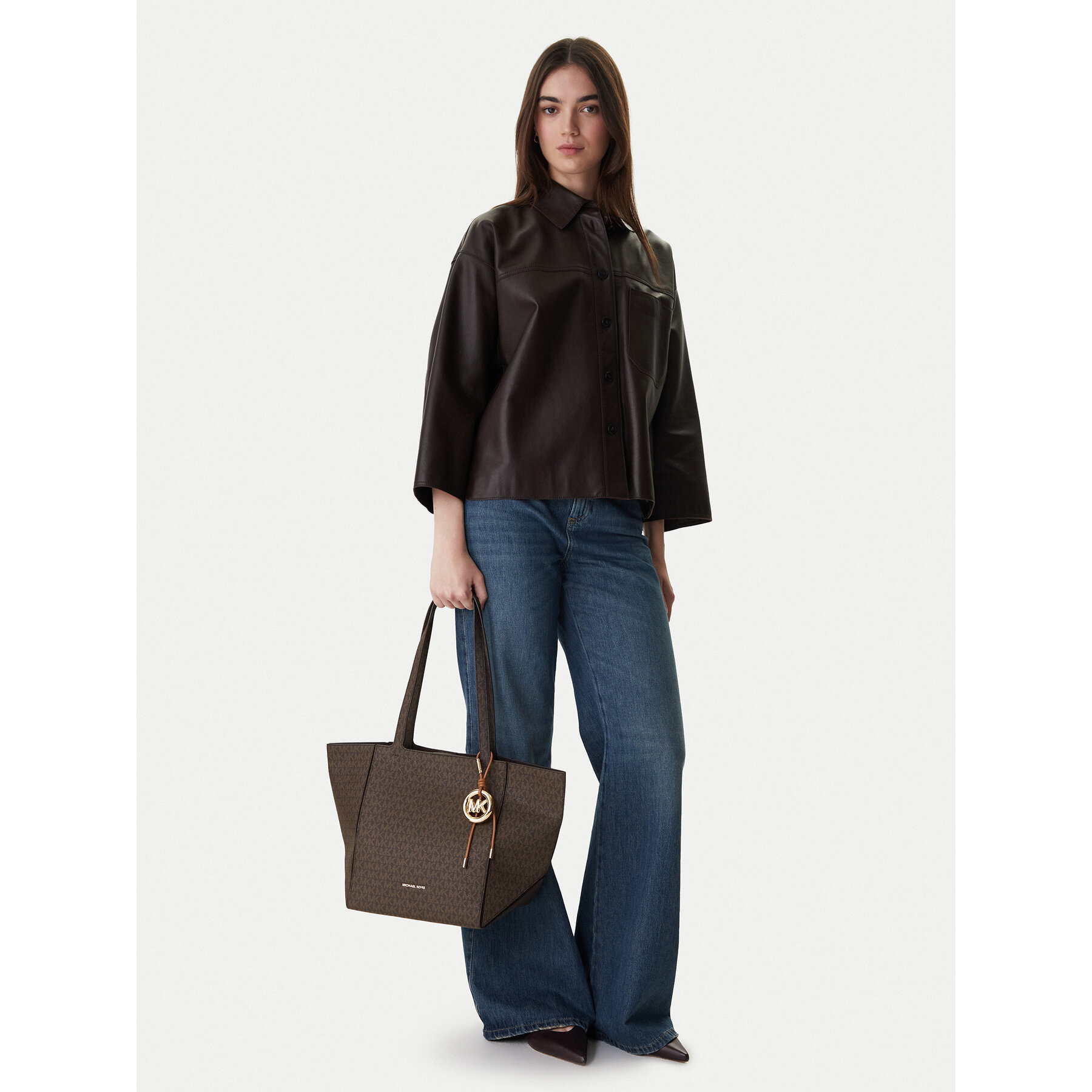 MICHAEL Michael Kors Torebka 30R6G9JT6B Brązowy