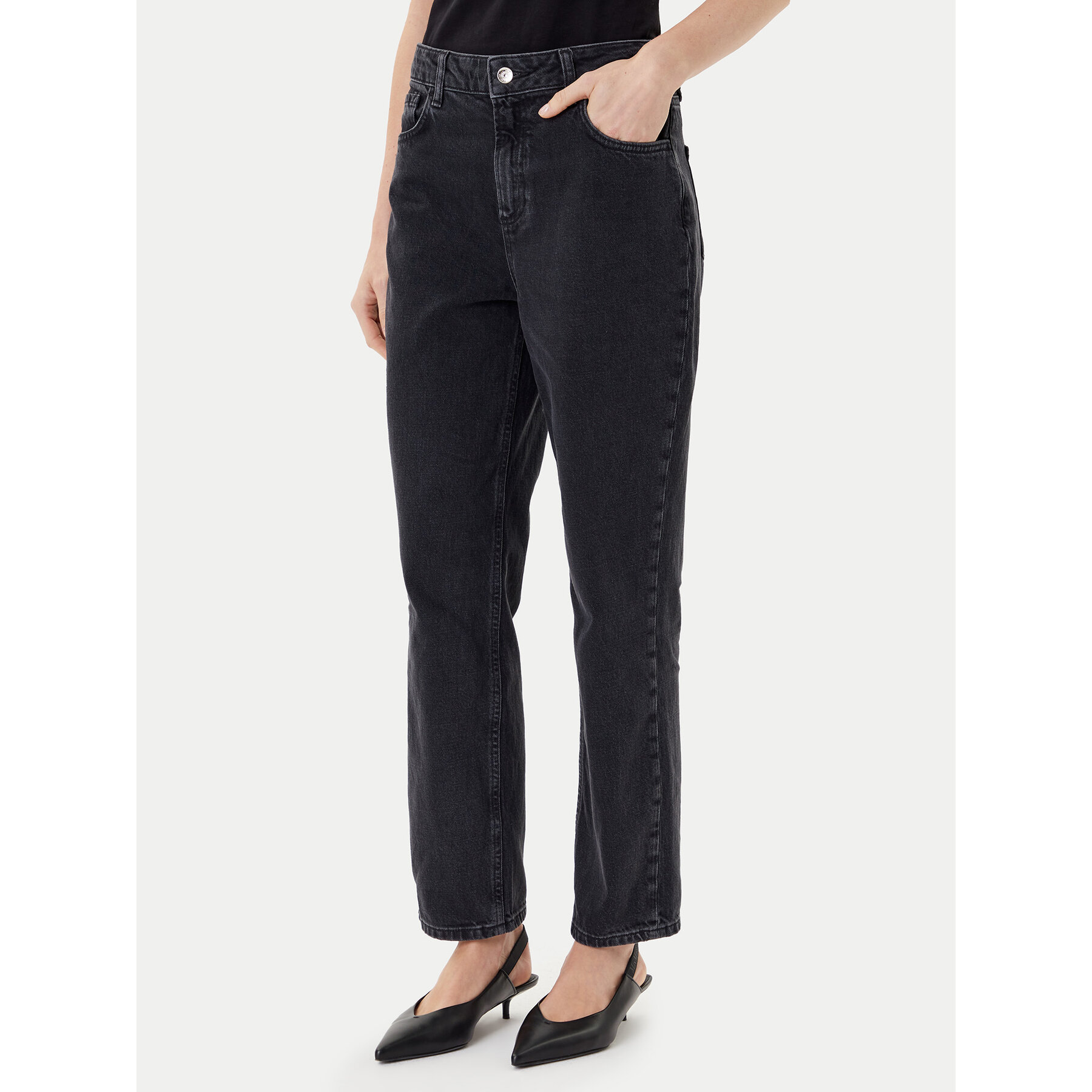 Liu Jo Jeansy UF5019 D4927 87456 Czarny Straight Fit