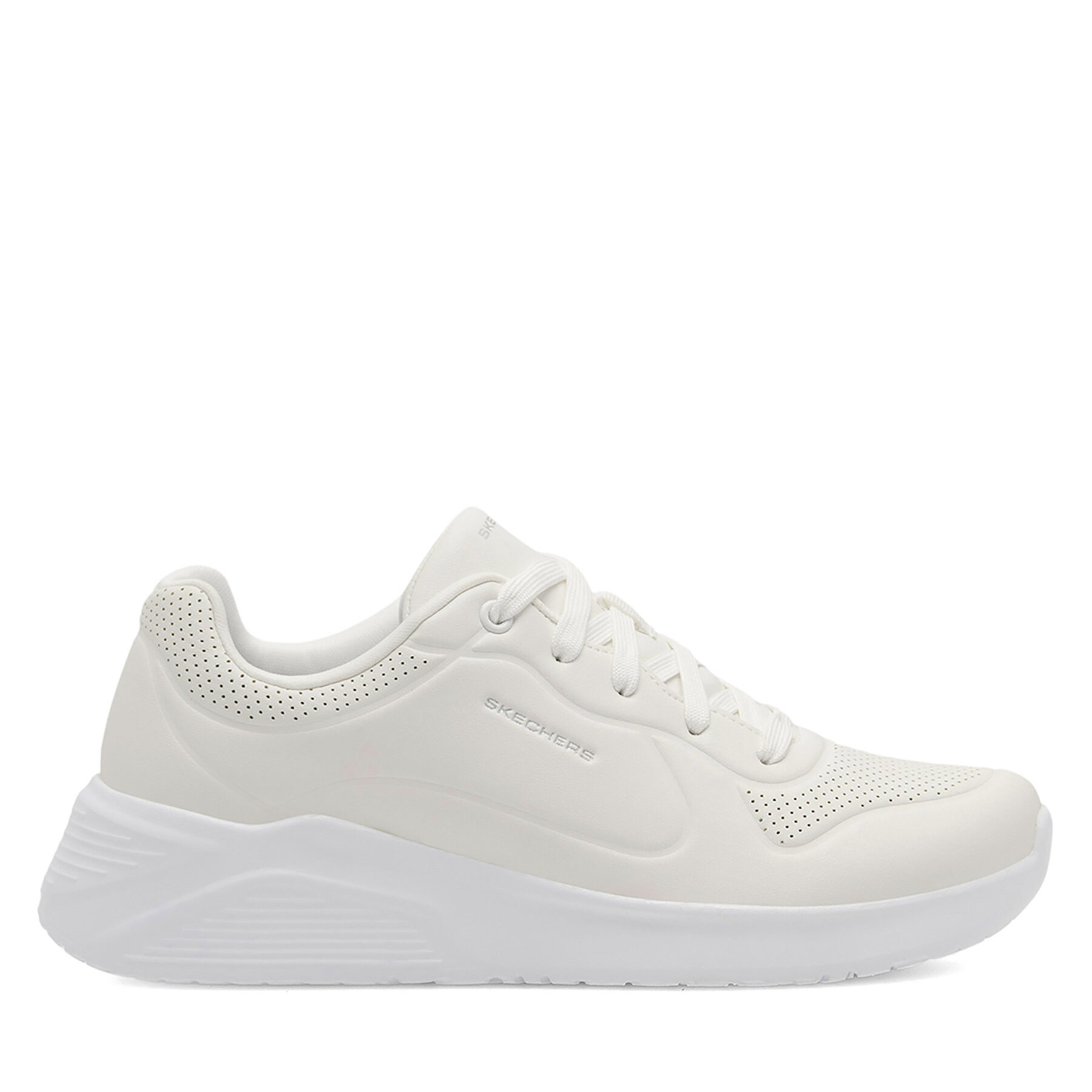 Skechers Sneakersy UNO LITE 8750063 WHT Écru
