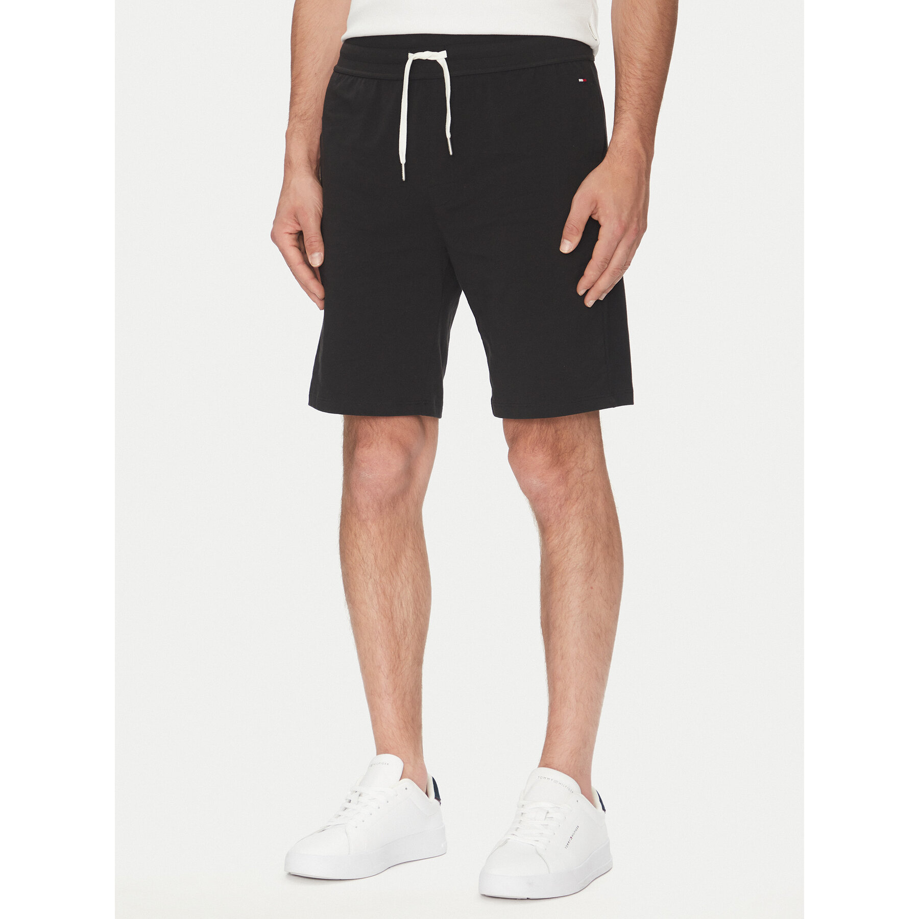 Tommy Hilfiger Szorty sportowe UM0UM03364 Czarny Regular Fit