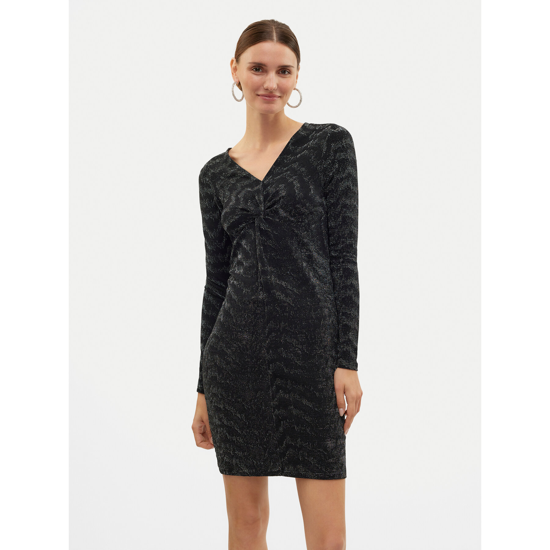 Vero Moda Sukienka koktajlowa Lucy 10316745 Czarny Slim Fit
