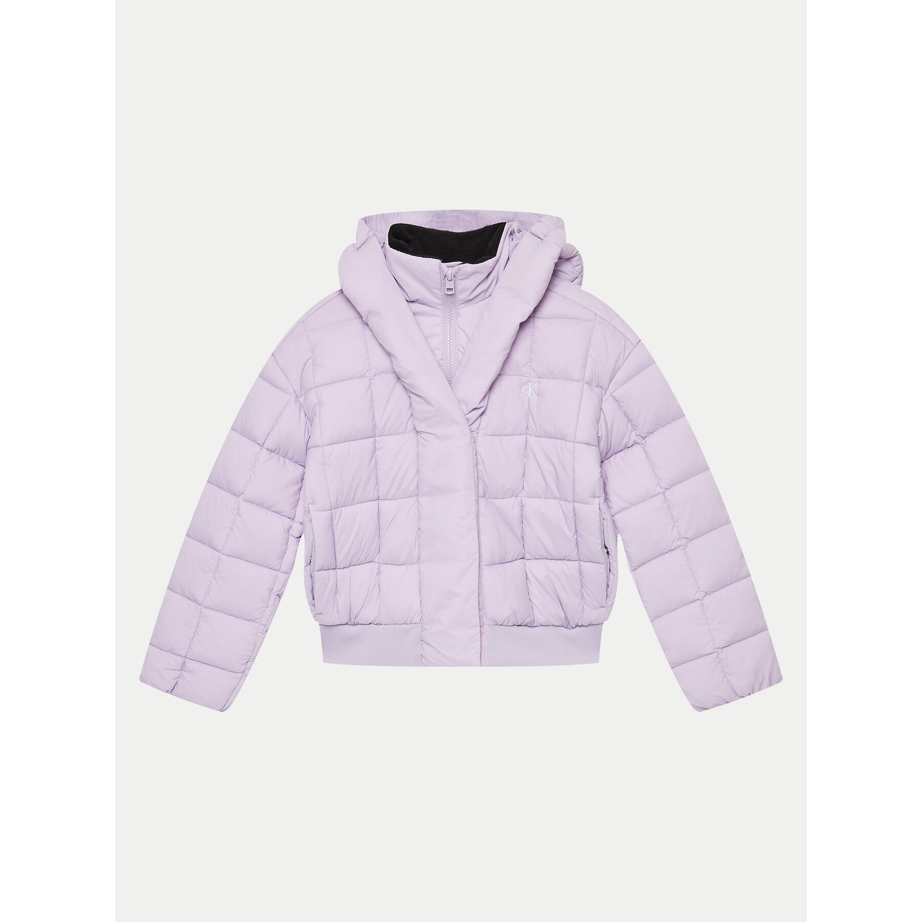 Calvin Klein Jeans Kurtka zimowa Archive IG0IG02595 D Fioletowy Regular Fit