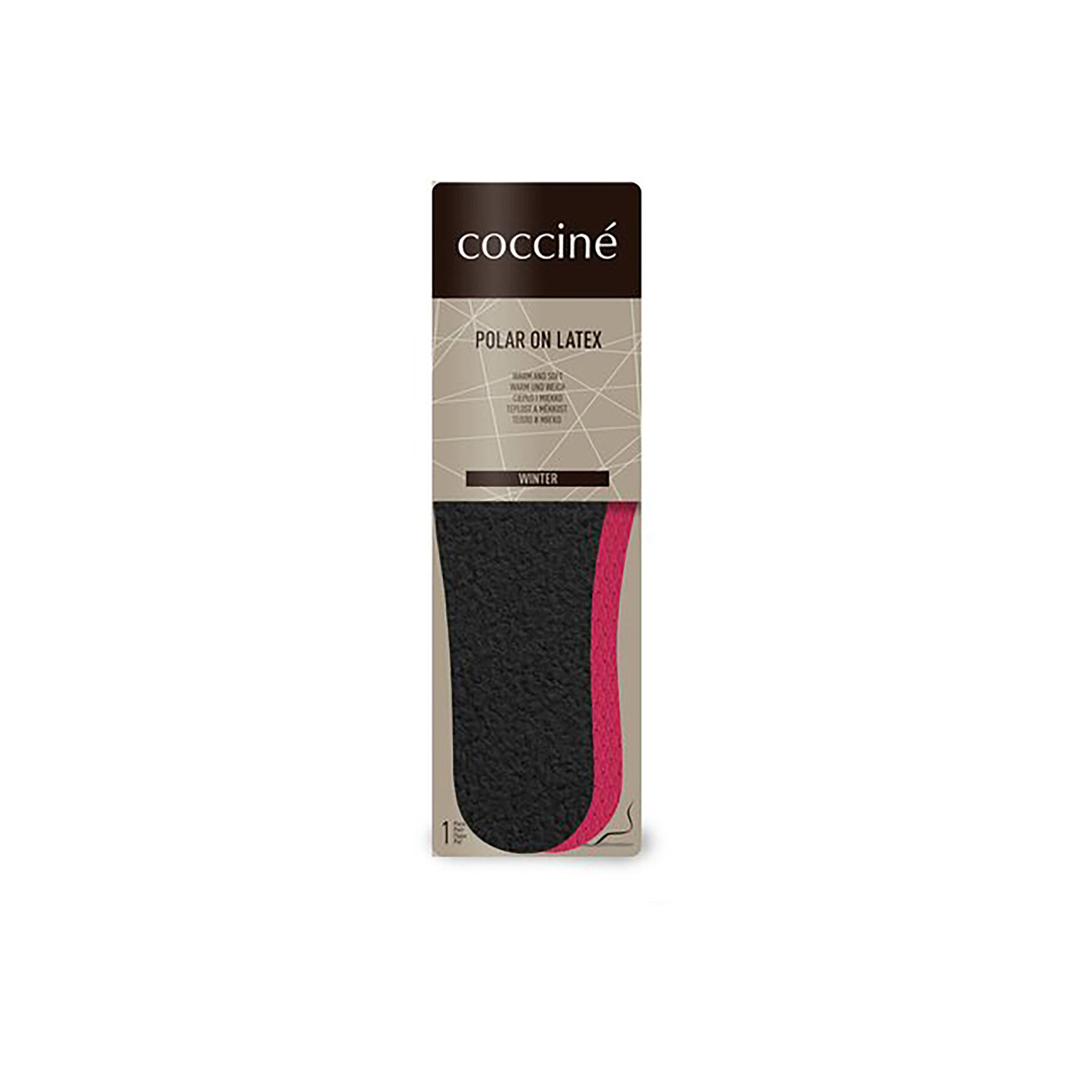 Coccine Wkładki POLAR ON LATEX WKŁADKA NR 45-46AZ Kolorowy