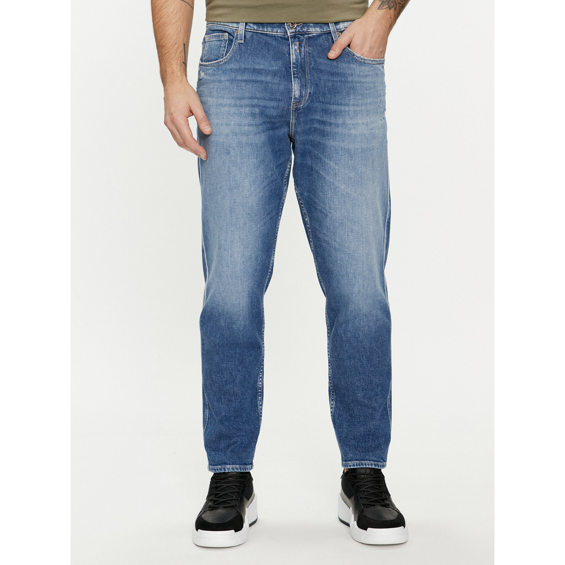 Replay Jeansy M1030Q.000.773 Niebieski Relaxed Fit