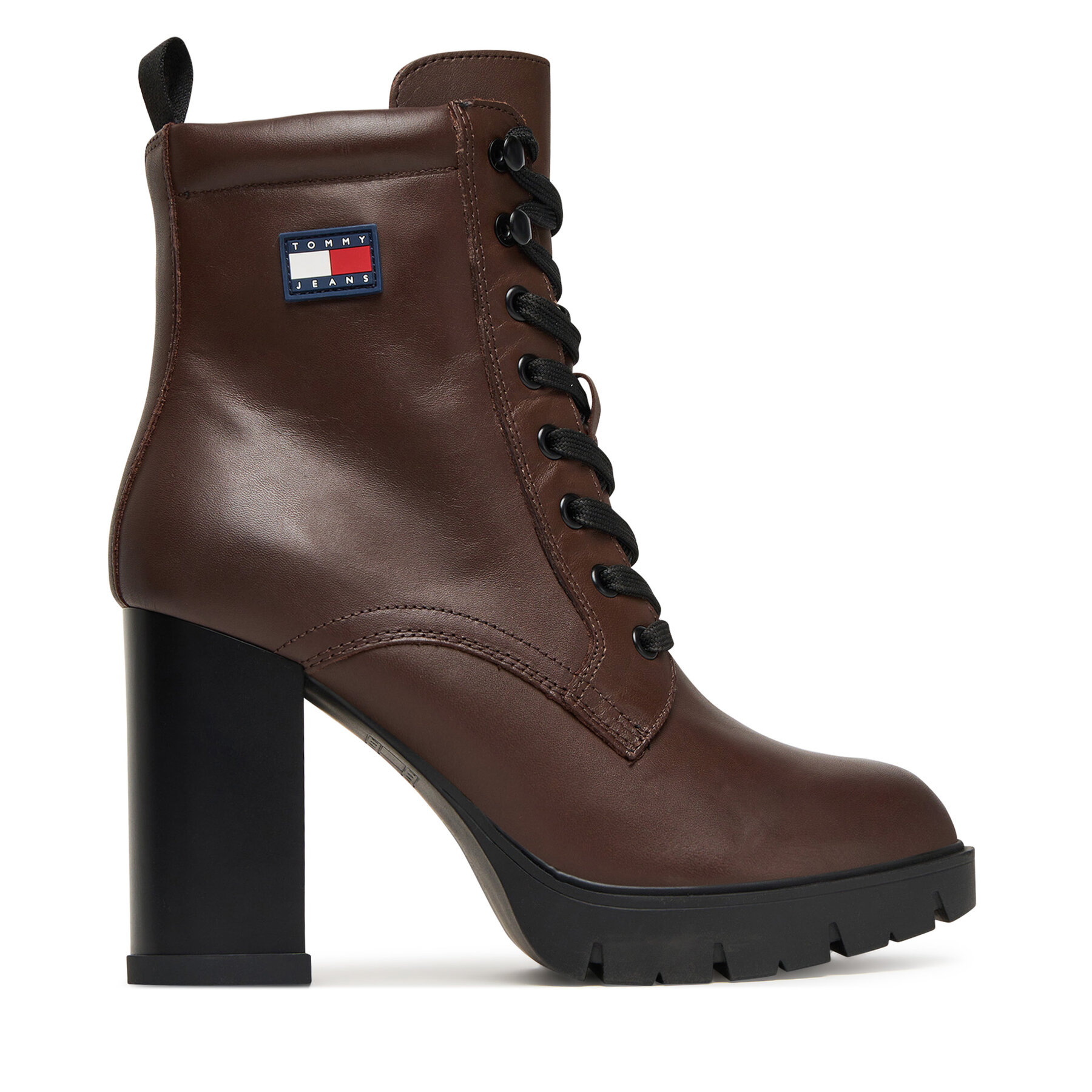 Tommy Jeans Trzewiki Tjw Lace Up EN0EN02832 Brązowy