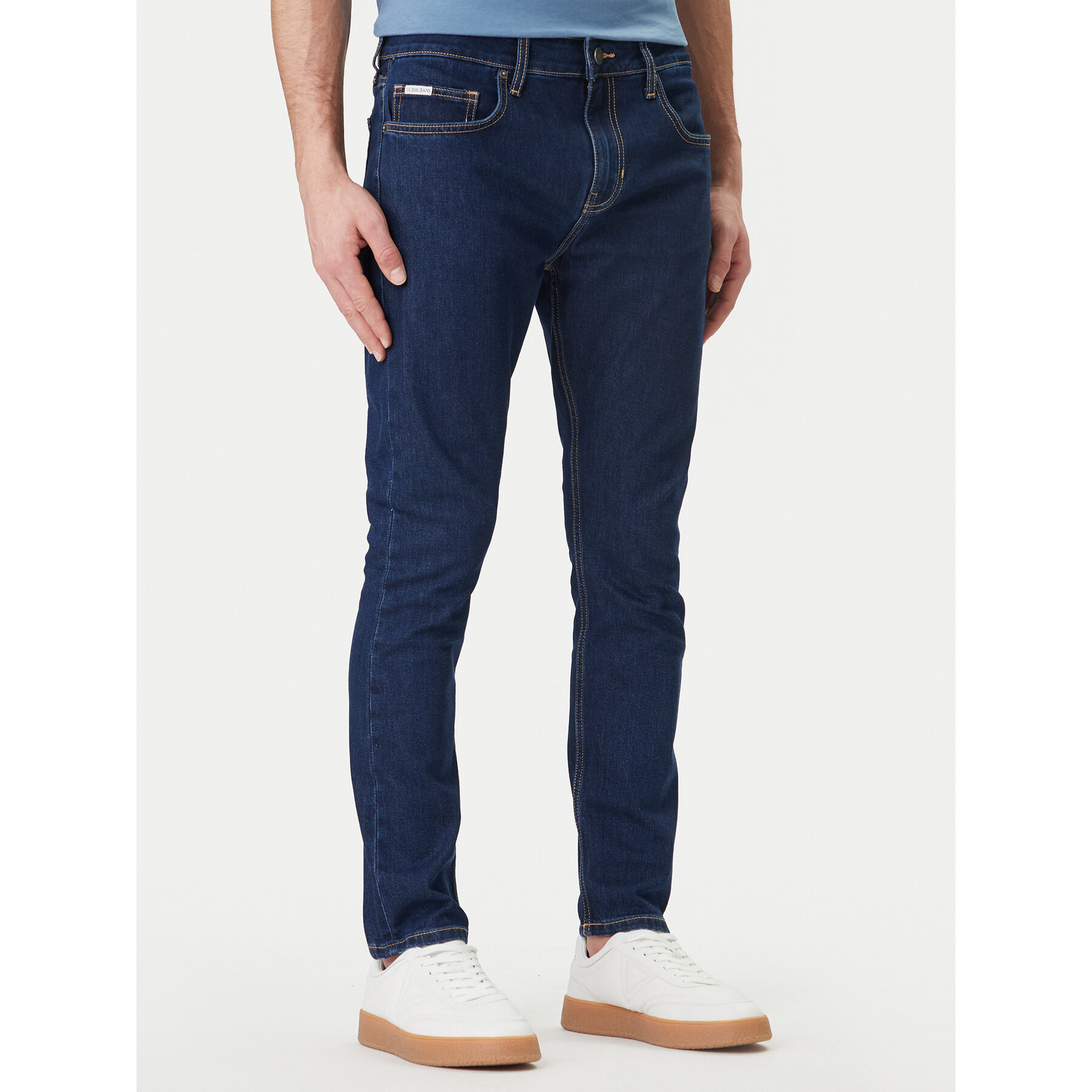 Guess Jeans Jeansy M6RA0F D6326 Granatowy Regular Fit