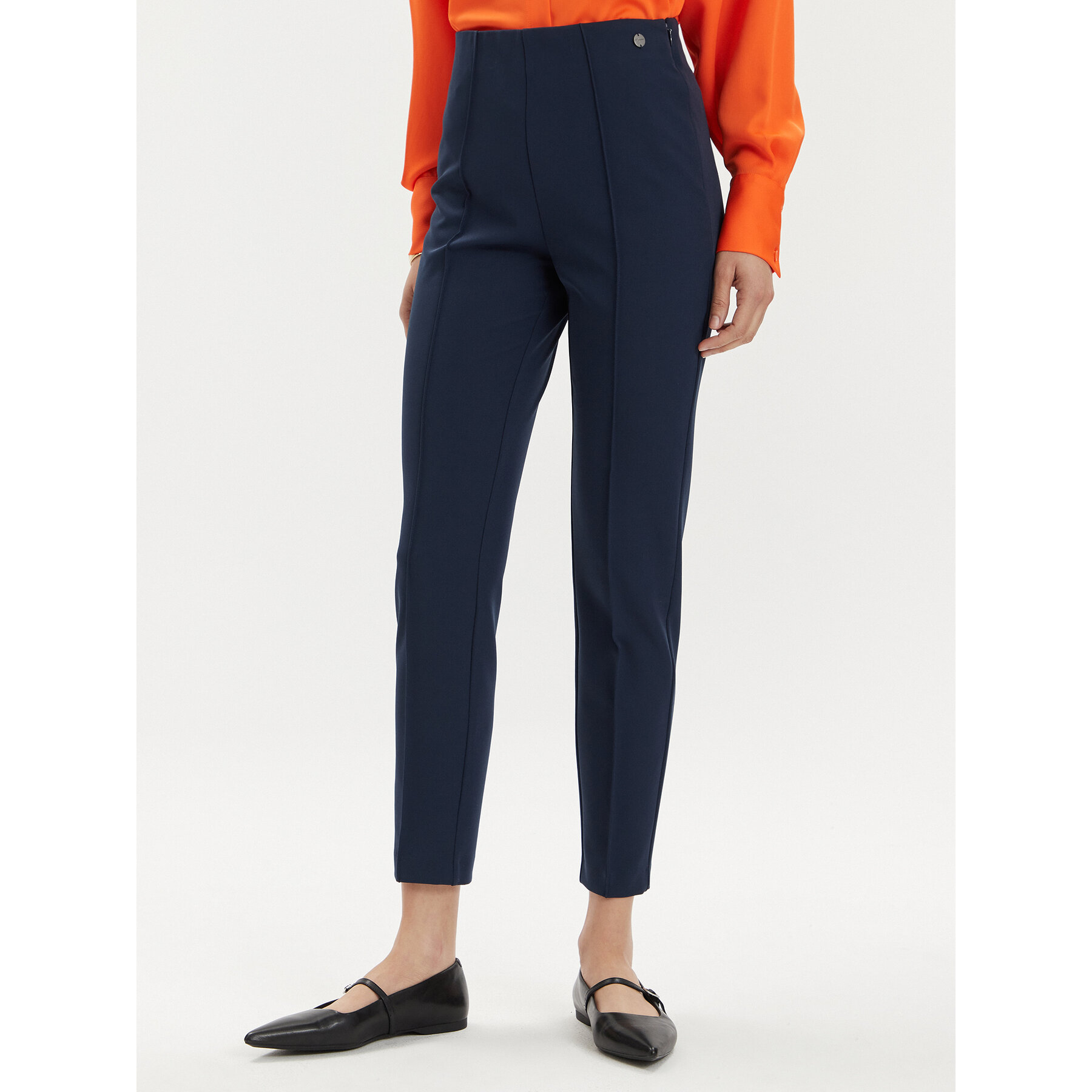 Tamaris Apparel Spodnie materiałowe Arad TAW0880 Granatowy Slim Fit