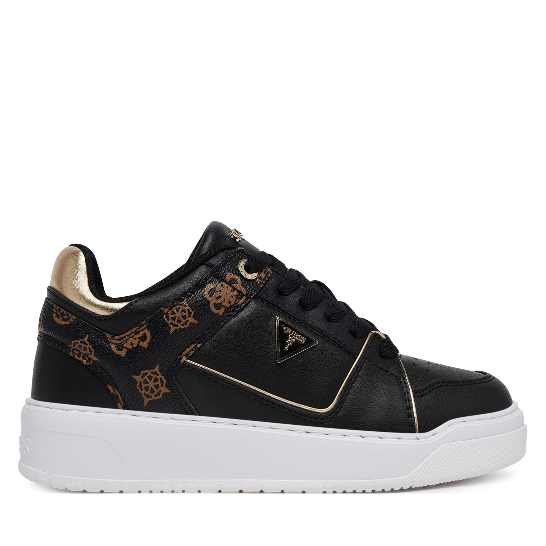 Guess Sneakersy FLTDEL FAL12 Czarny