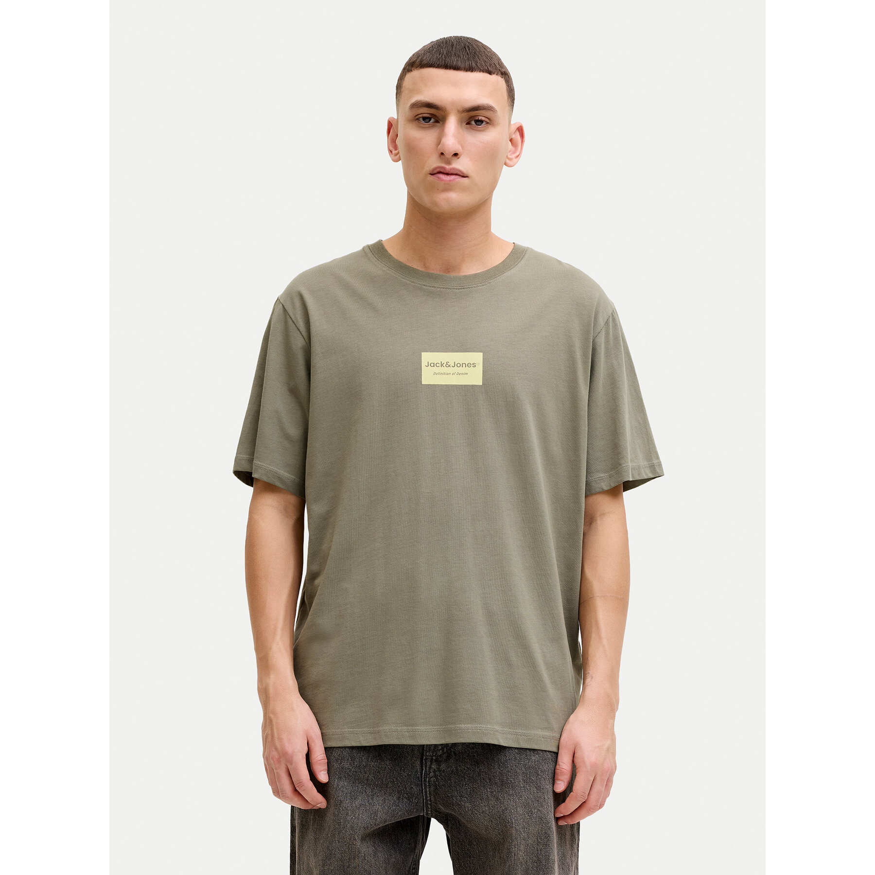 Jack & Jones T-Shirt Frank 12288092 Brązowy Relaxed Fit