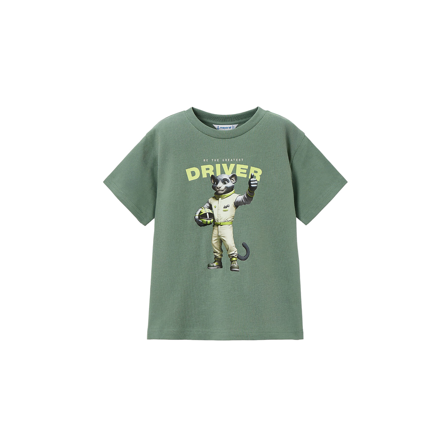 Mayoral T-Shirt 3070 Zielony Regular Fit