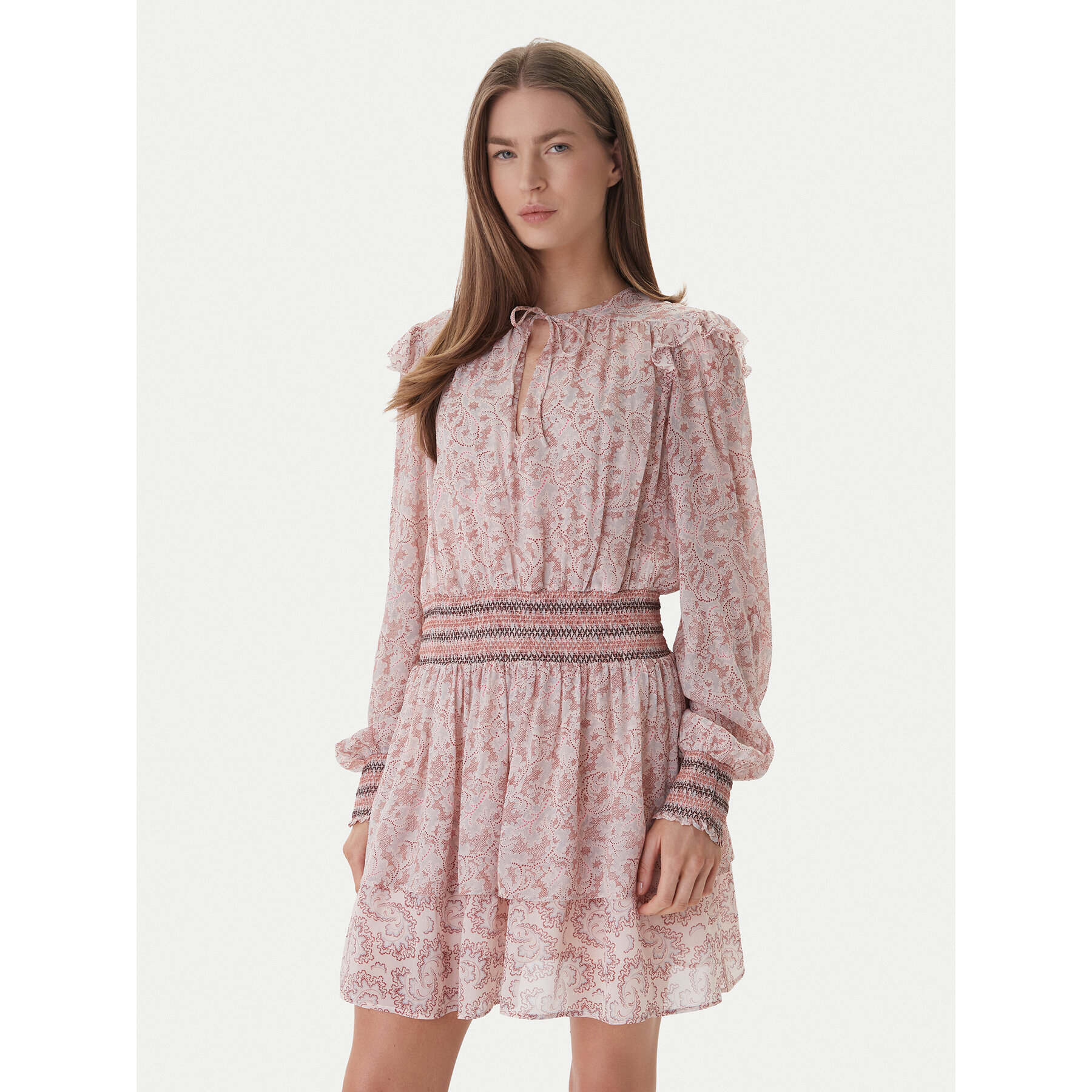BOSS Sukienka codzienna C_Darmia 50557688 Różowy Regular Fit